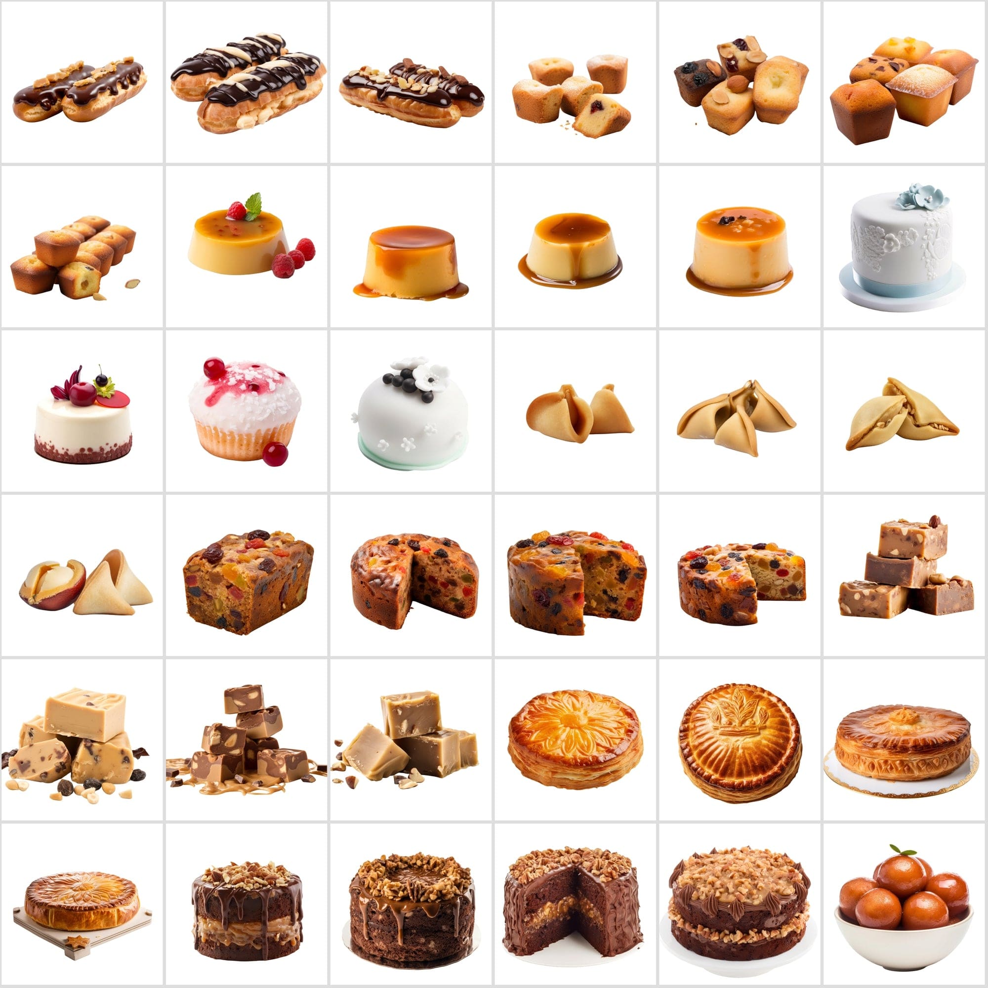 Delicious Cake Images Bundle - 395 High-Quality Transparent PNG Images Digital Download Sumobundle