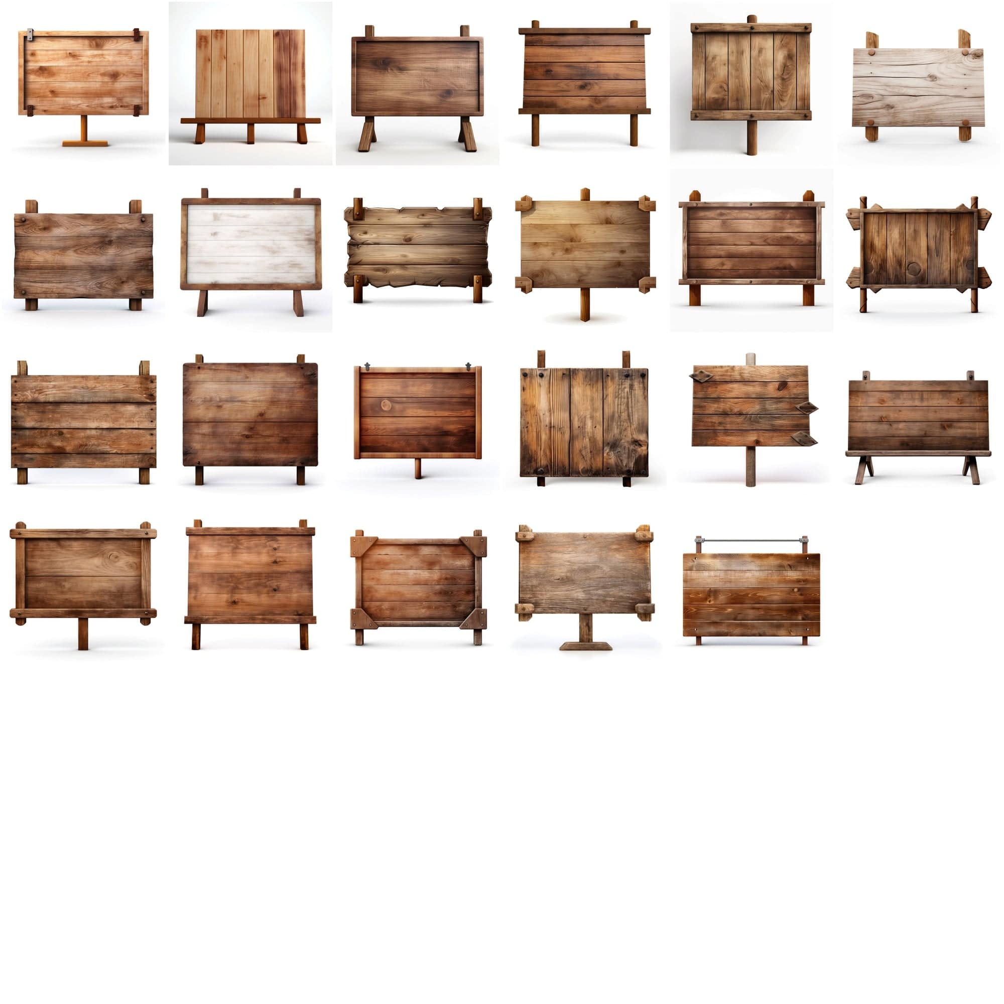 Download 345 Vibrant Wood Sign & Board Images with Text Space Digital Download Sumobundle