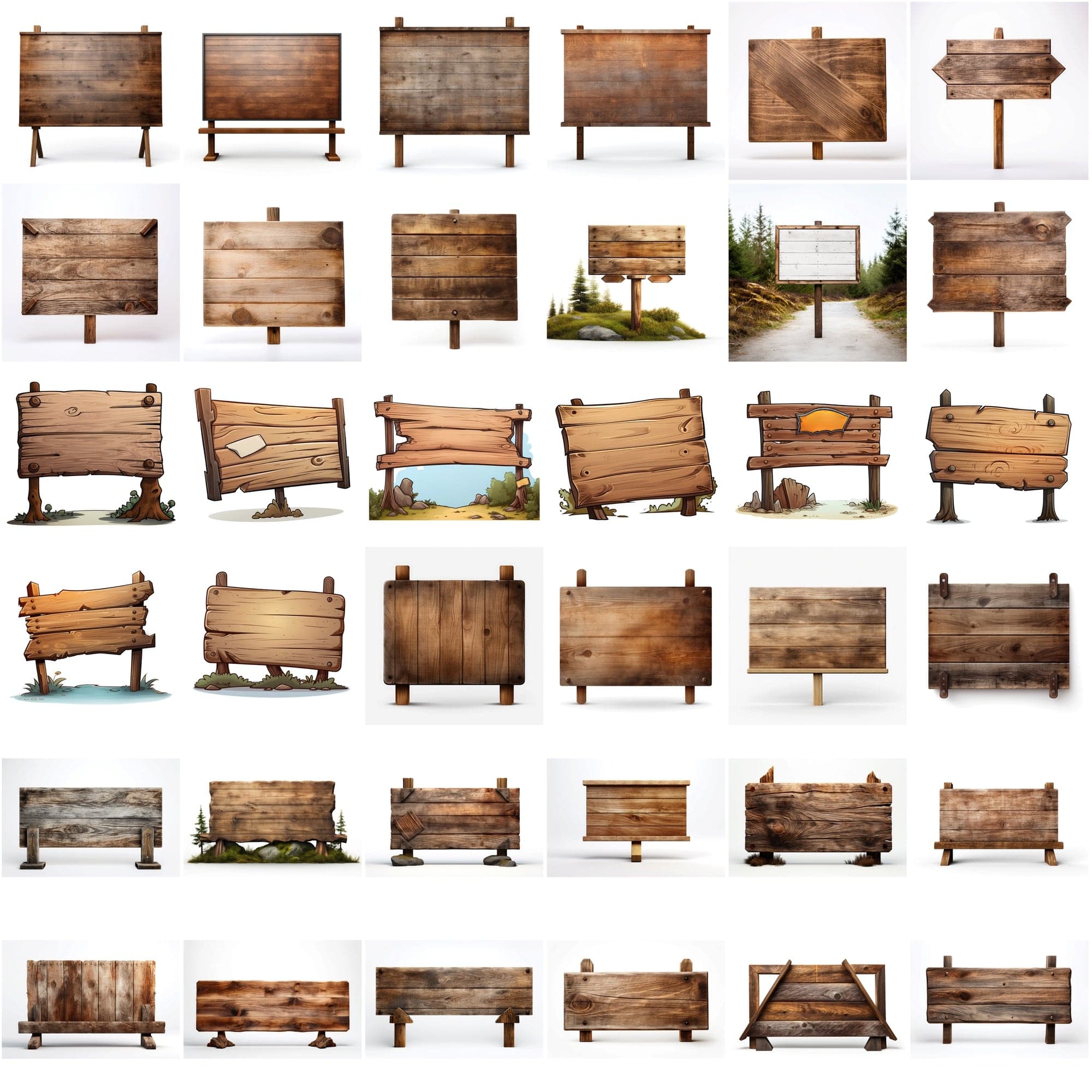Download 345 Vibrant Wood Sign & Board Images with Text Space Digital Download Sumobundle