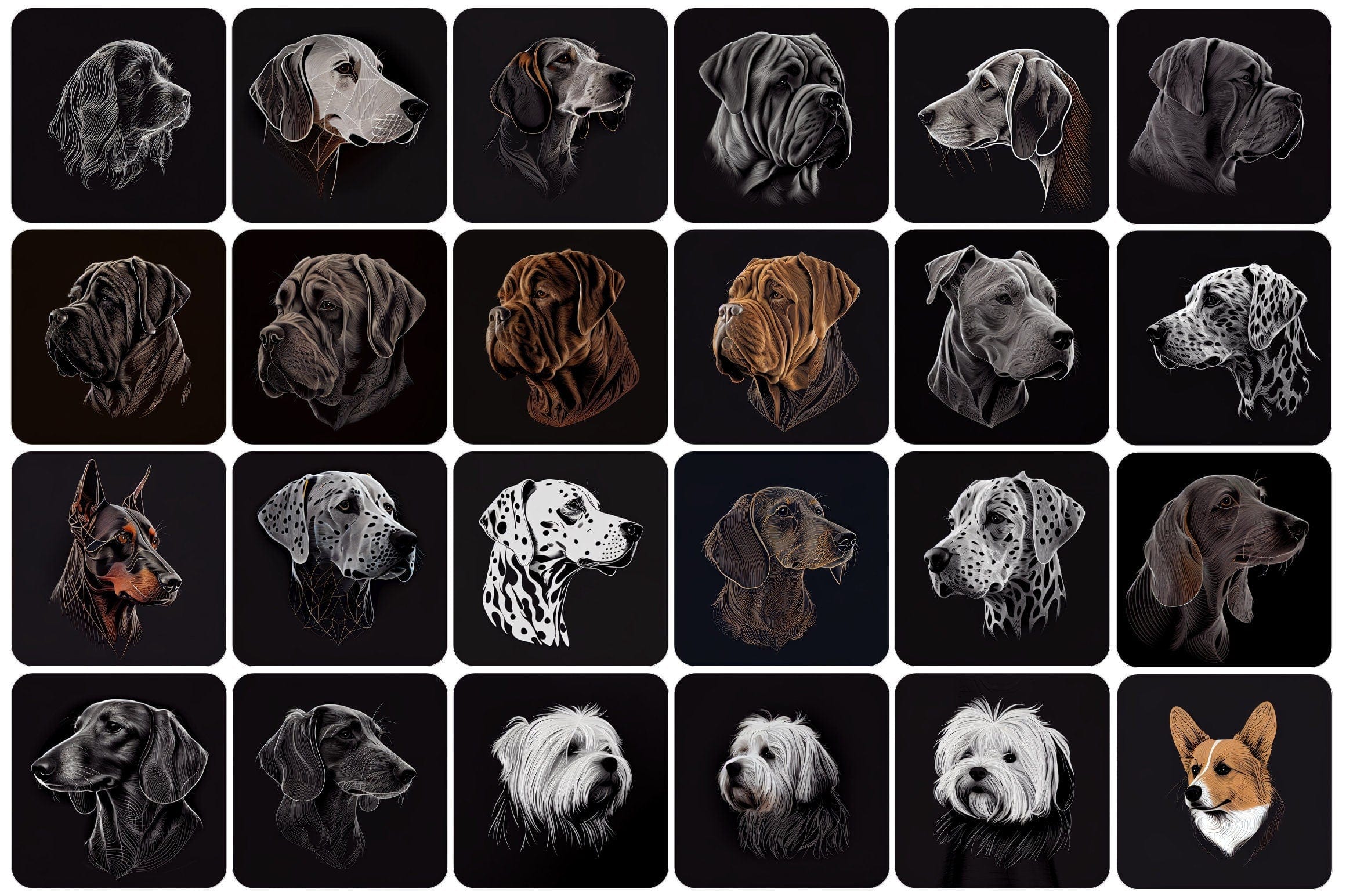 Download 600 Elegant Images with Dogs, Discover the World of Dogs with 600 Breeds Bundle - Perfect Gift for Dog Lovers, Breeders, and Owners Digital Download Sumobundle