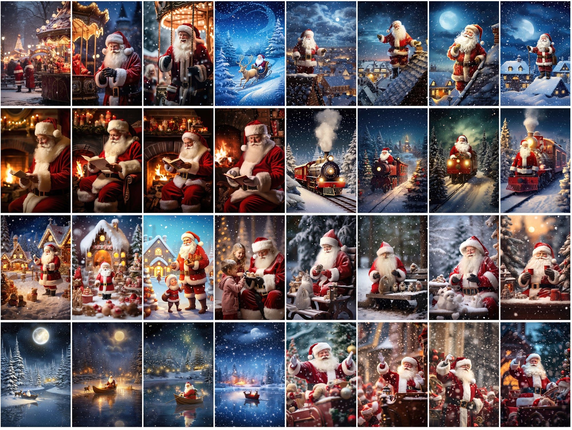 Enchanting Winter Photo & Illustration Collection - High-Resolution, Colorful, and Versatile Digital Download Sumobundle