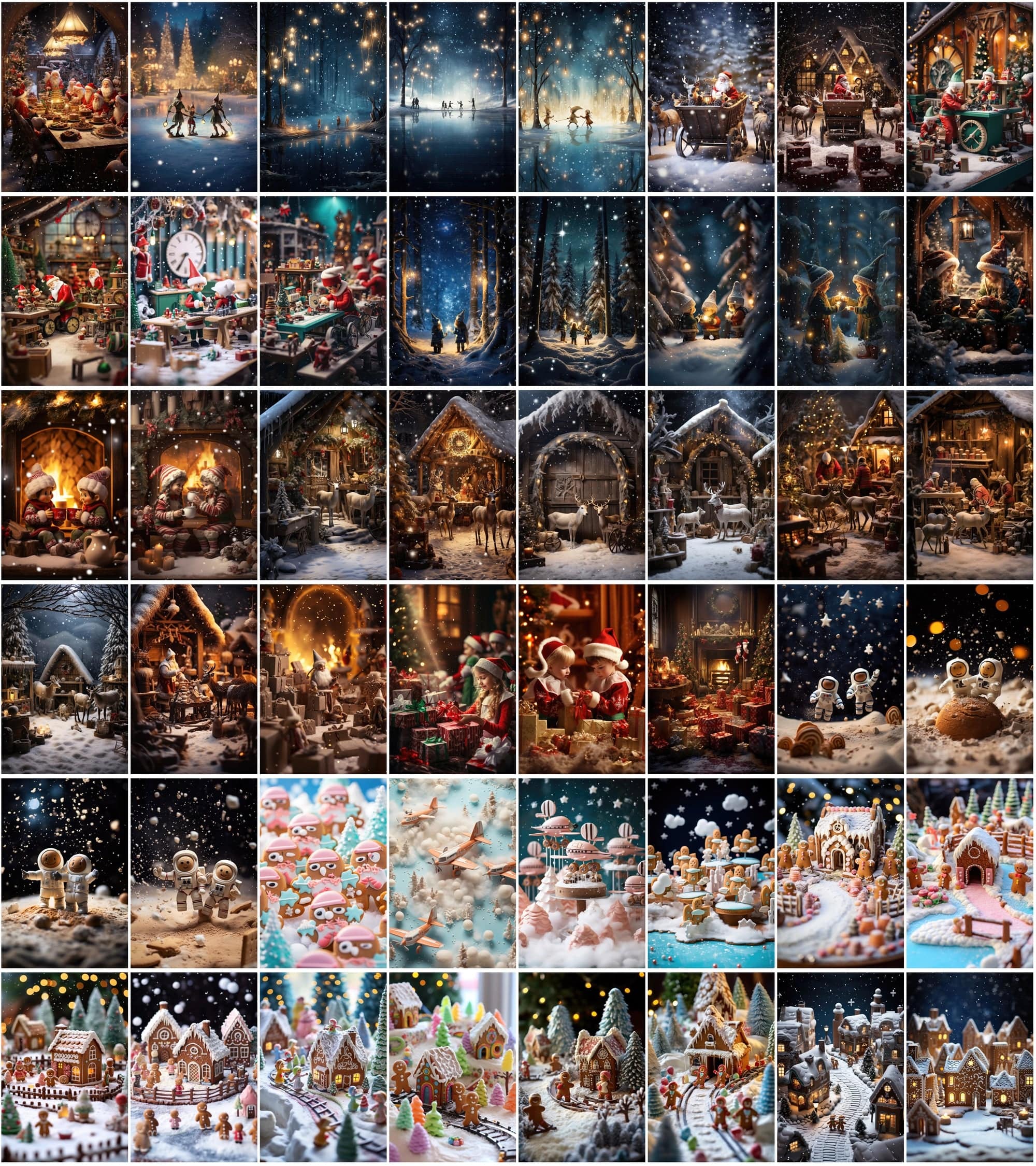 Enchanting Winter Photo & Illustration Collection - High-Resolution, Colorful, and Versatile Digital Download Sumobundle