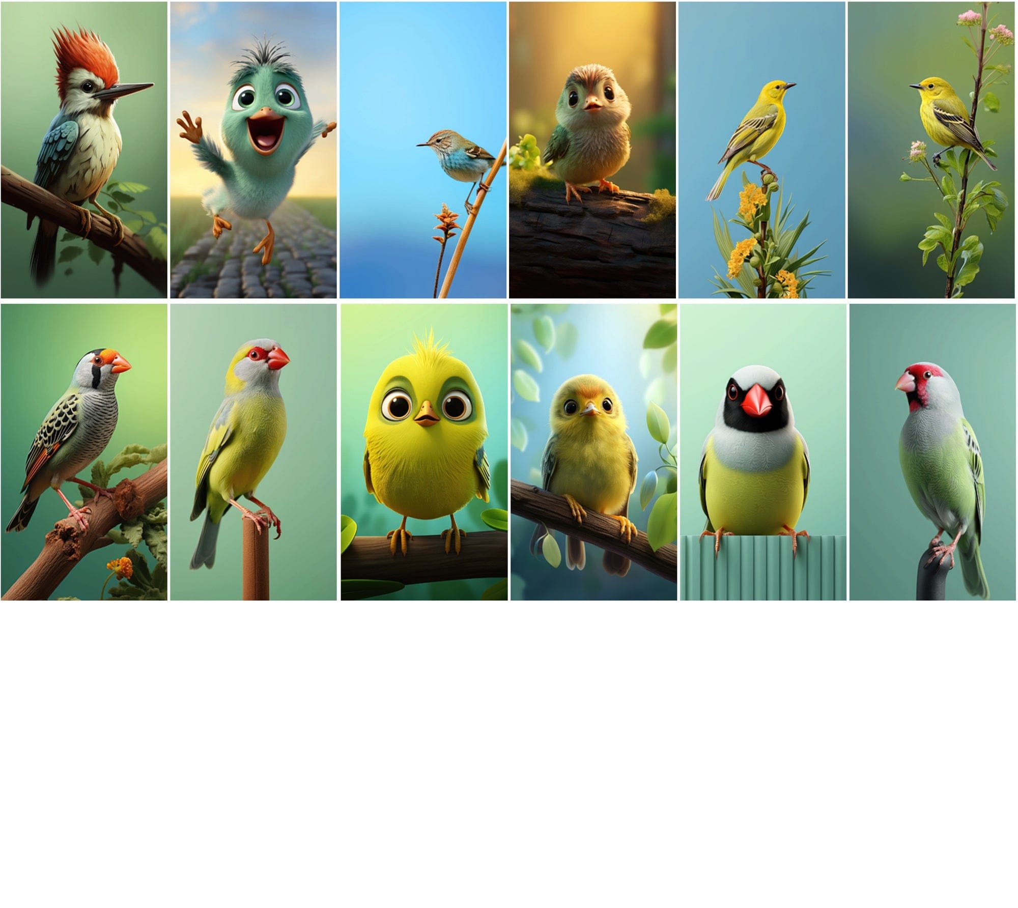 Exquisite Bird Image Collection - 600 JPEGs with Commercial License, Diverse Styles Digital Download Sumobundle