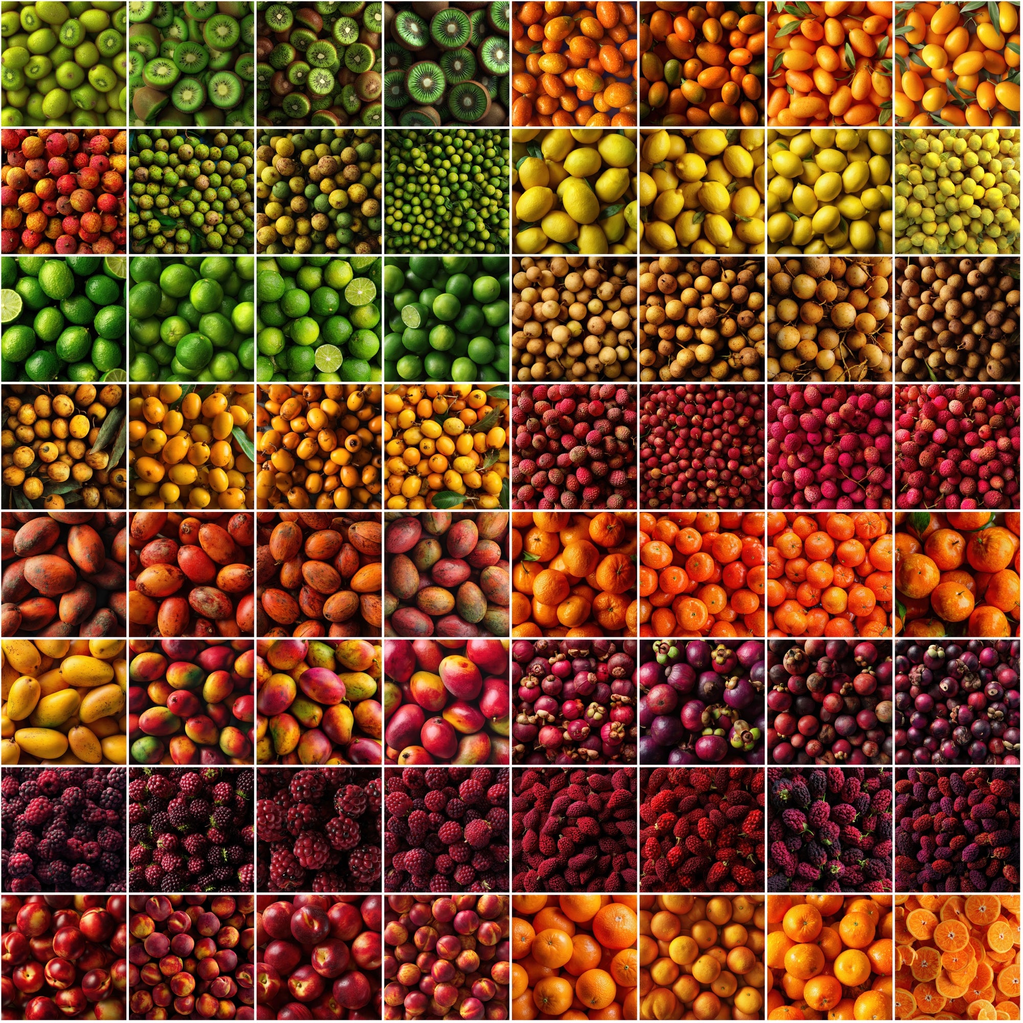 600 Food Background Images Bundle | 300 Fruit + 300 Vegetable Photo Backgrounds