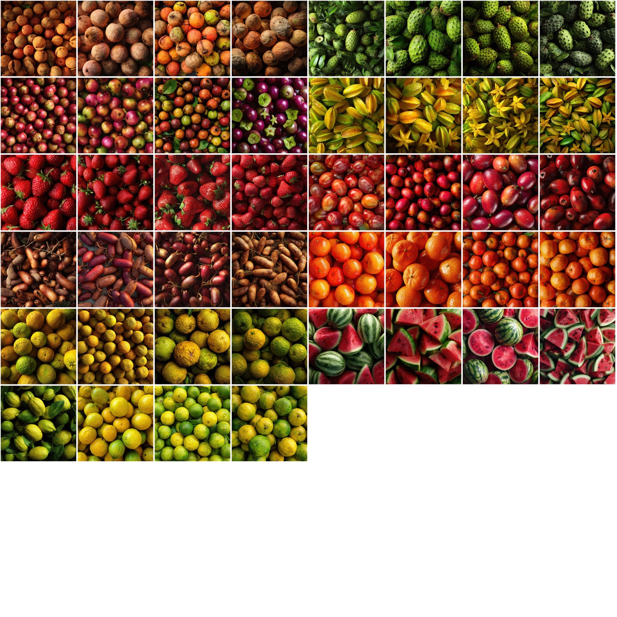 600 Food Background Images Bundle | 300 Fruit + 300 Vegetable Photo Backgrounds