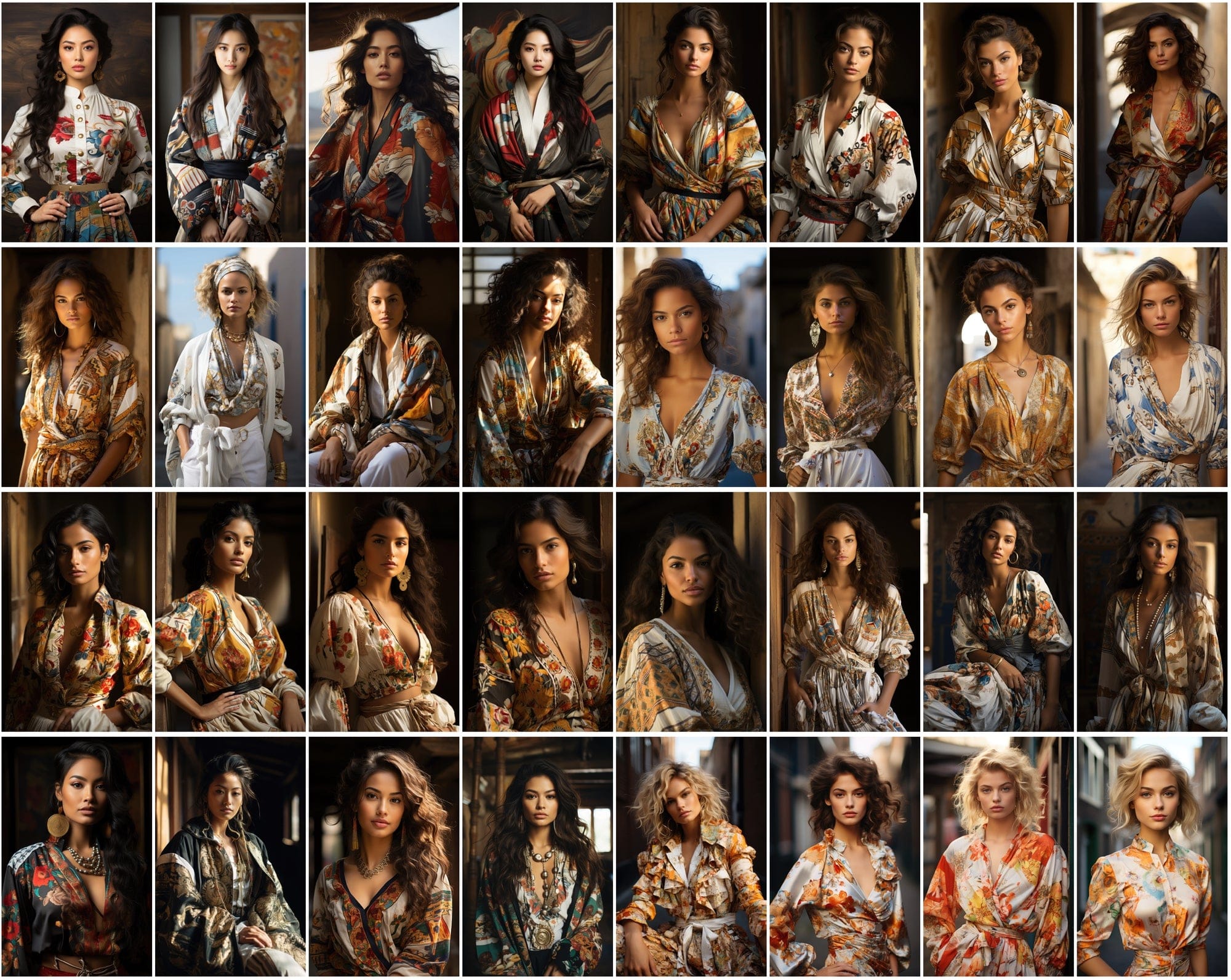 Global Fashion Model PNG Collection - Women from 75+ Countries, High-Resolution, Commercial License Digital Download Sumobundle