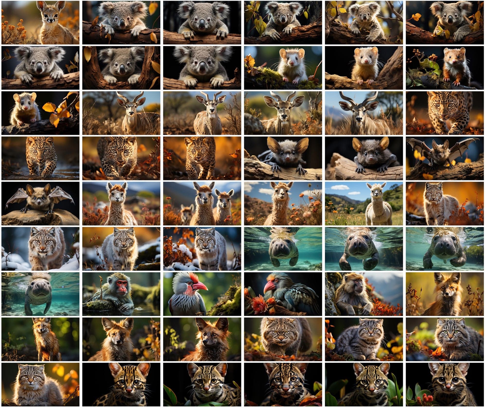 Mammal Animal Photography: 2250 High-Resolution Commercial License Images Digital Download Sumobundle