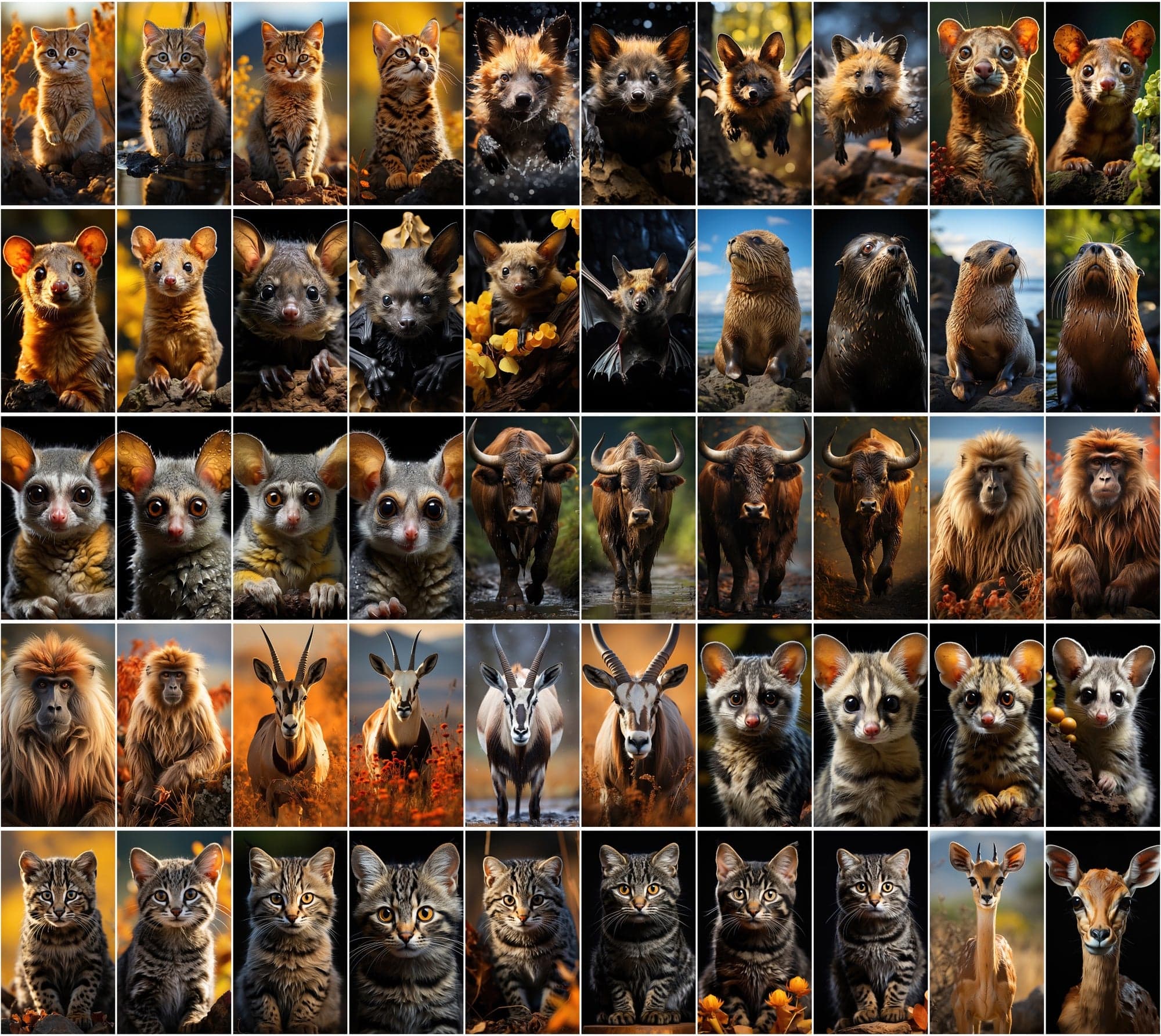 Mammal Animal Photography: 2250 High-Resolution Commercial License Images Digital Download Sumobundle