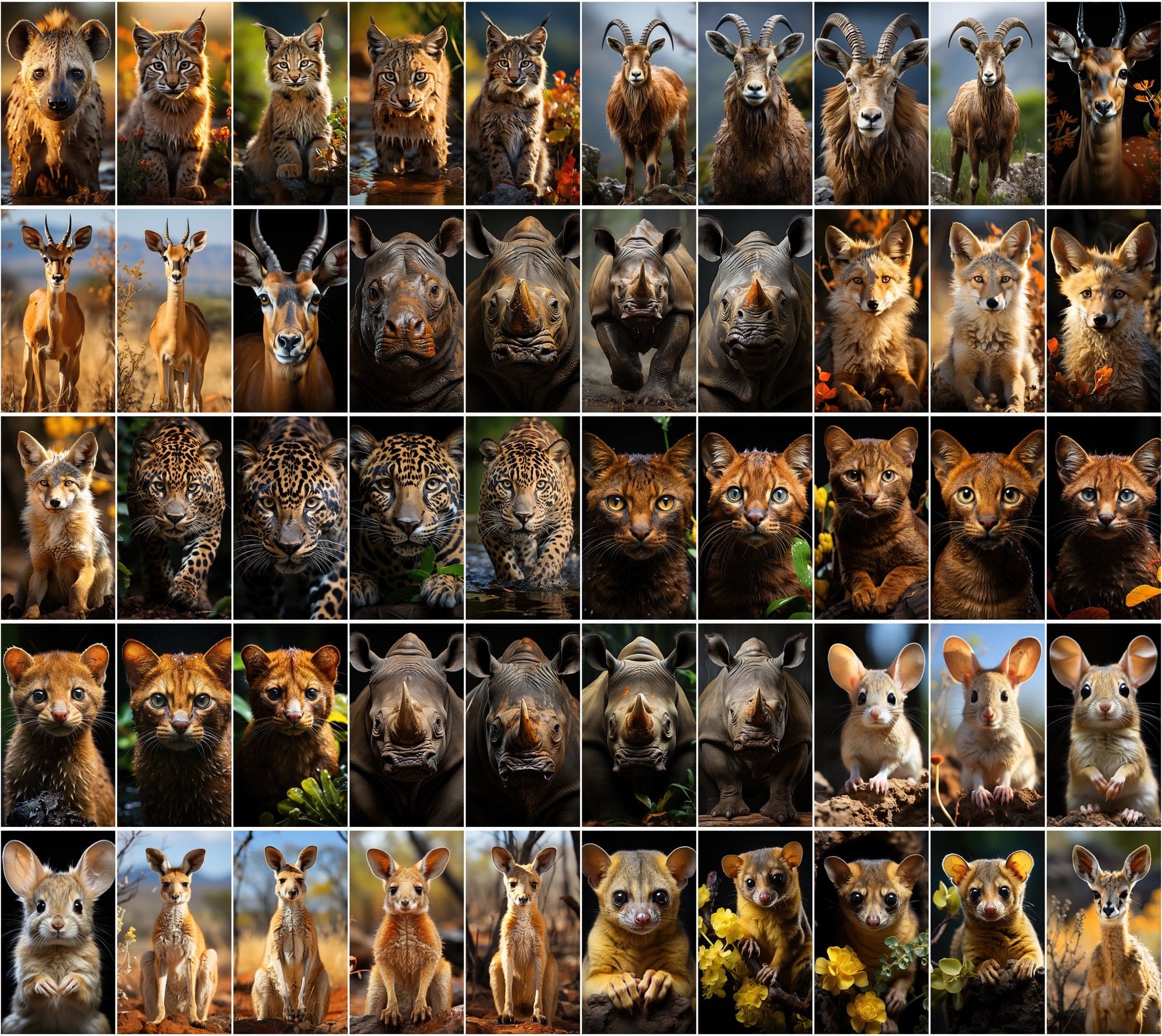 Mammal Animal Photography: 2250 High-Resolution Commercial License Images Digital Download Sumobundle