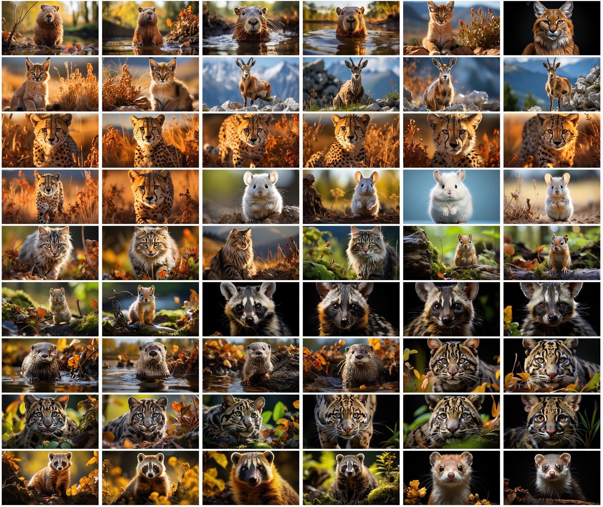 Mammal Animal Photography: 2250 High-Resolution Commercial License Images Digital Download Sumobundle