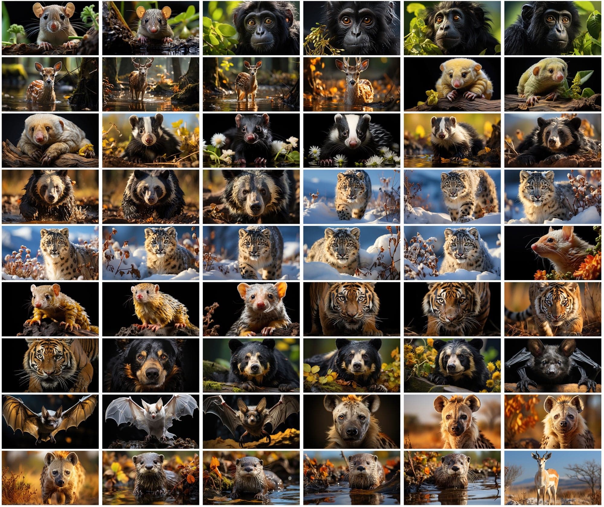 Mammal Animal Photography: 2250 High-Resolution Commercial License Images Digital Download Sumobundle