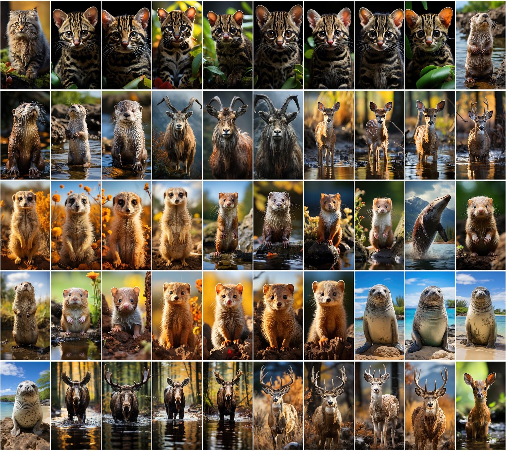 Mammal Animal Photography: 2250 High-Resolution Commercial License Images Digital Download Sumobundle
