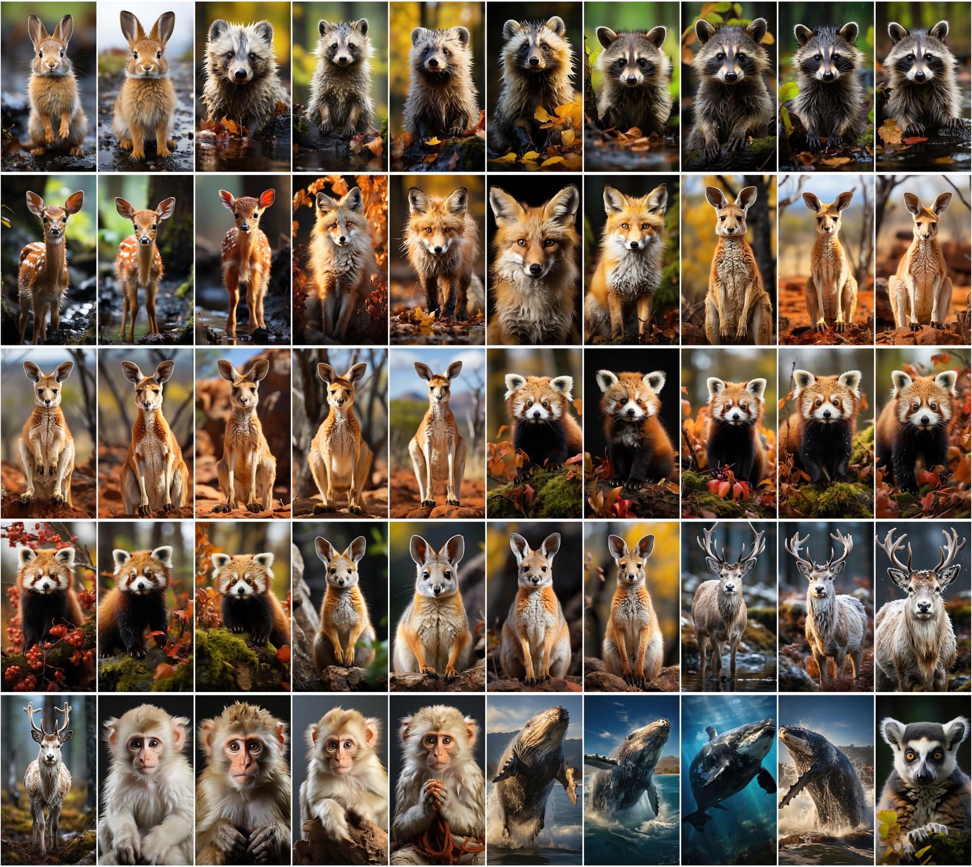 Mammal Animal Photography: 2250 High-Resolution Commercial License Images Digital Download Sumobundle