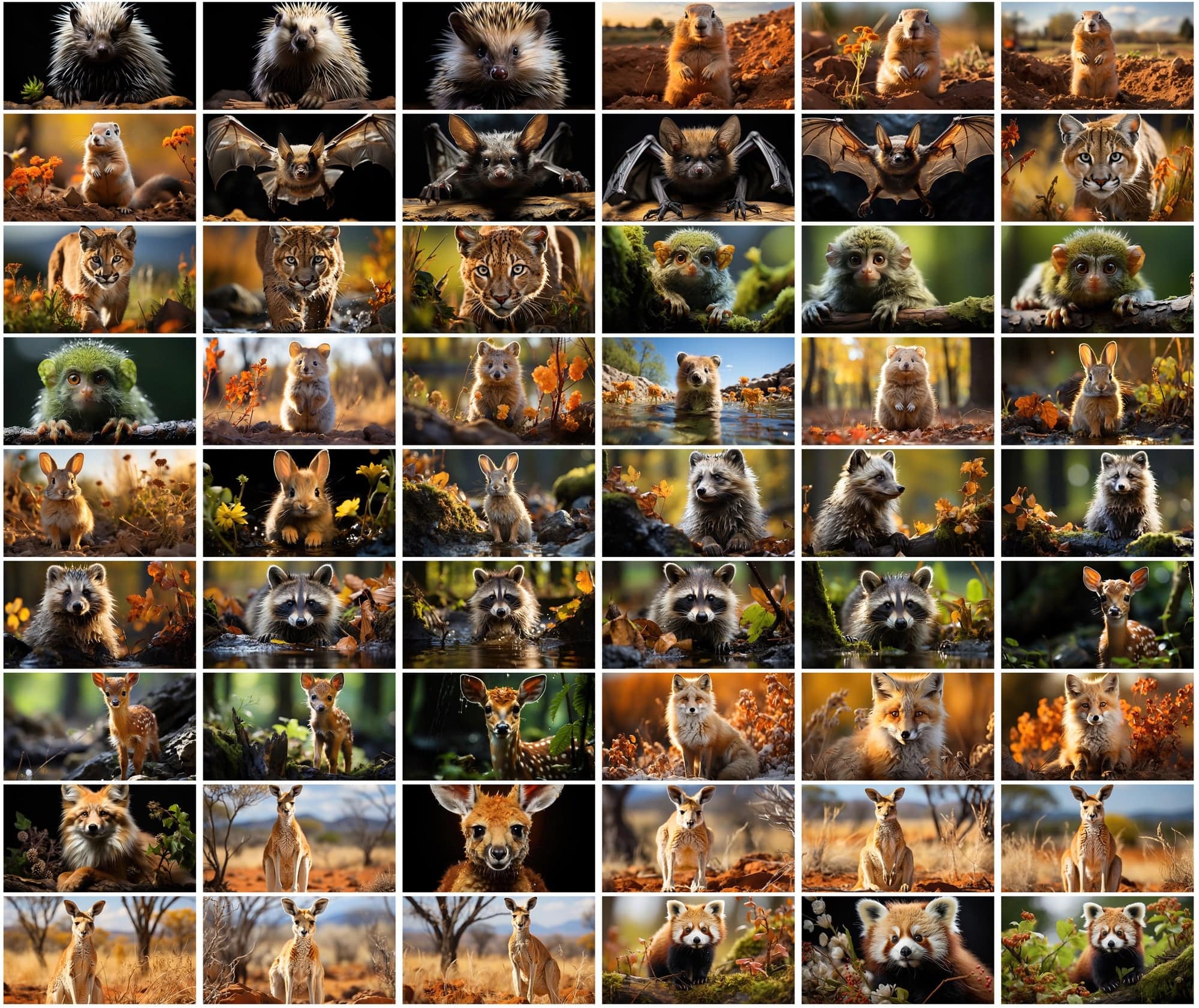 Mammal Animal Photography: 2250 High-Resolution Commercial License Images Digital Download Sumobundle