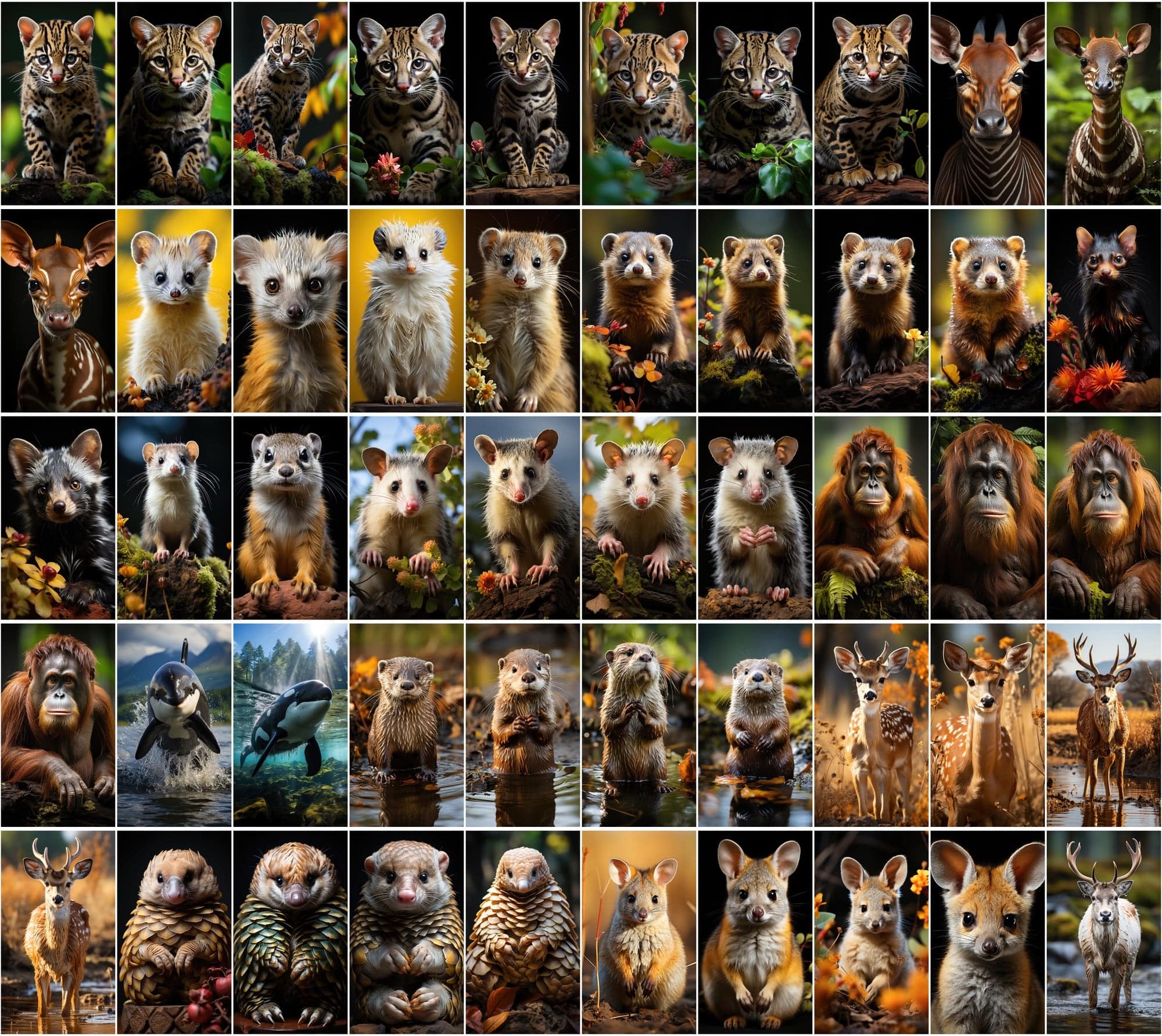 Mammal Animal Photography: 2250 High-Resolution Commercial License Images Digital Download Sumobundle