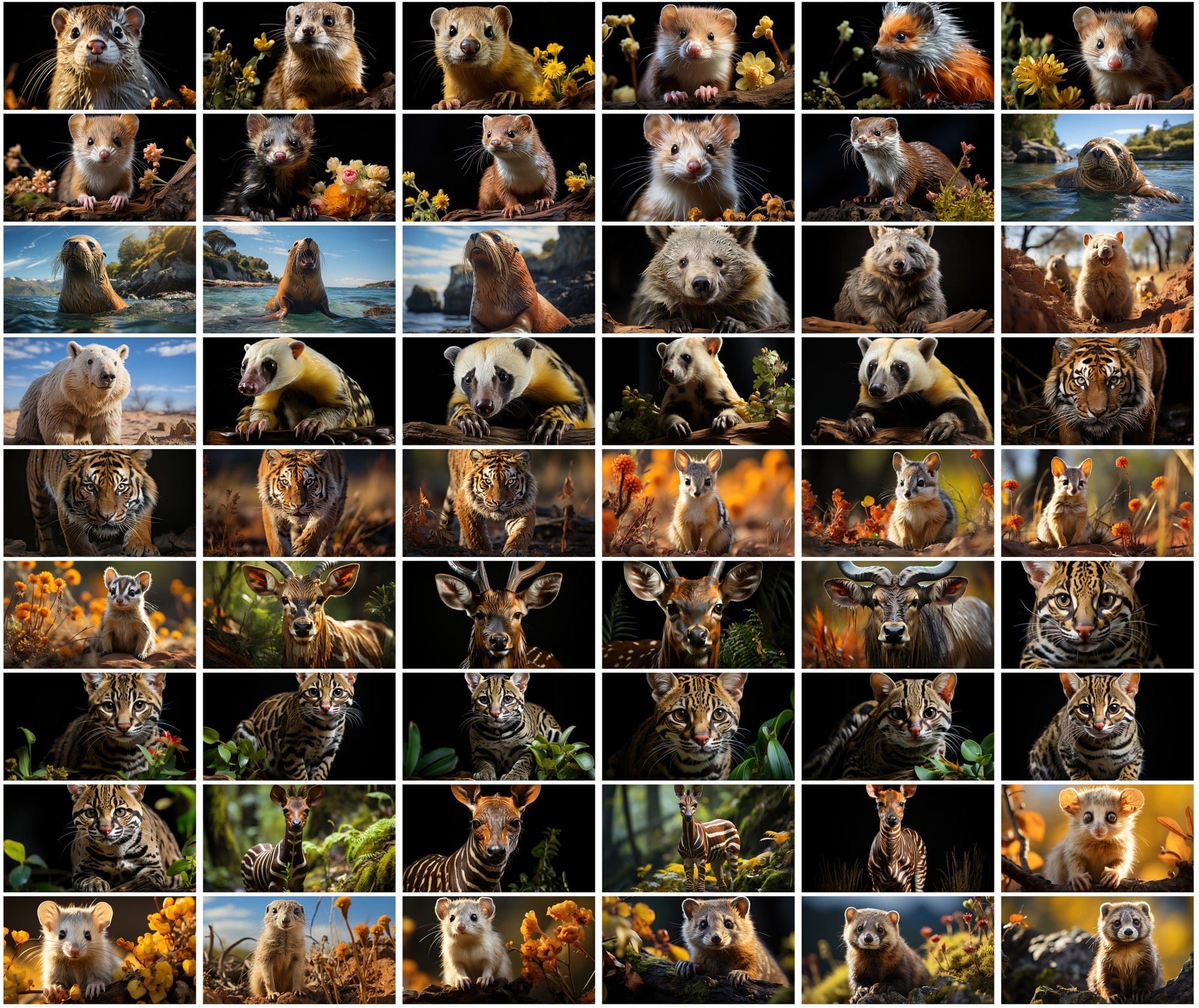 Mammal Animal Photography: 2250 High-Resolution Commercial License Images Digital Download Sumobundle