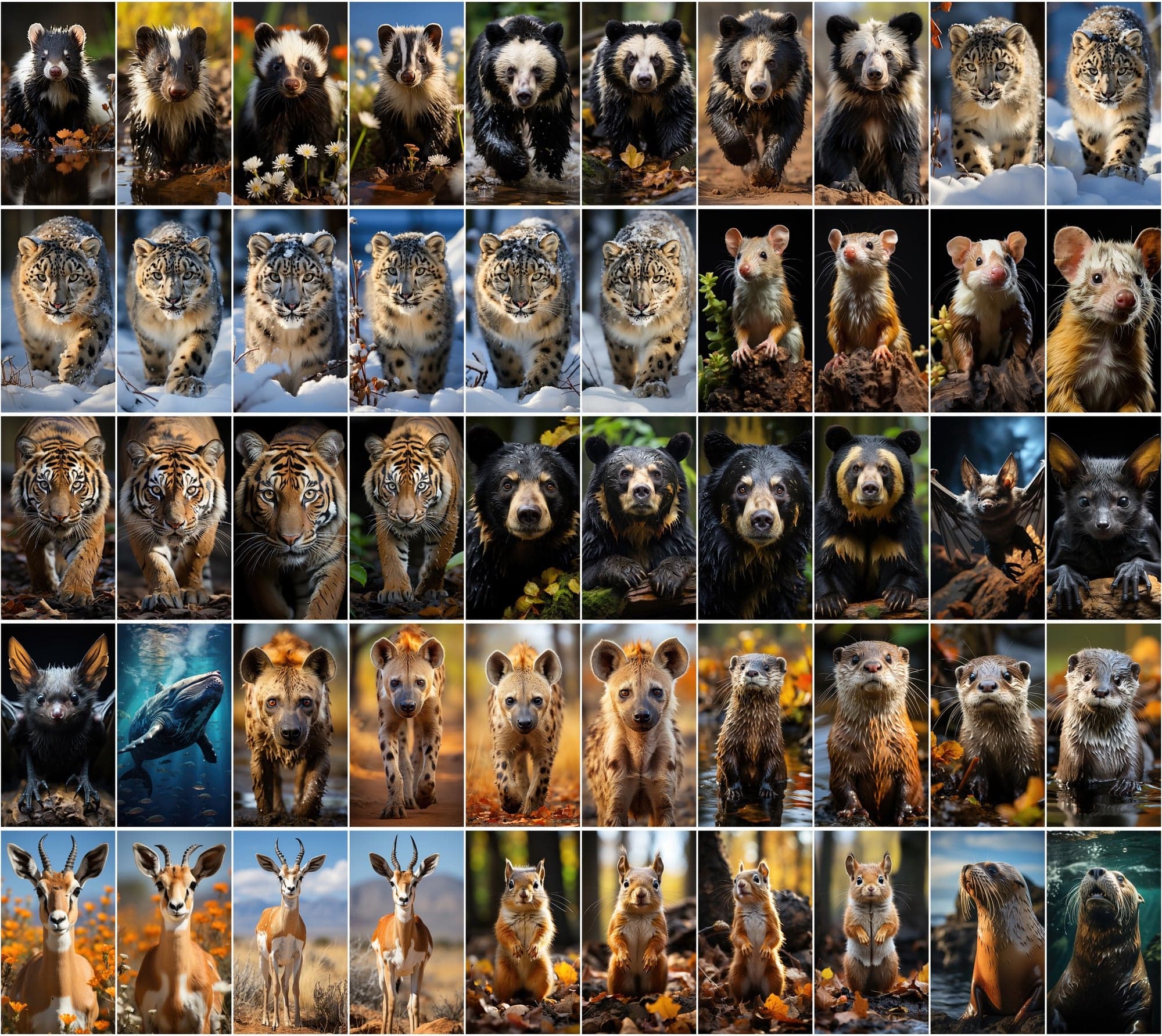 Mammal Animal Photography: 2250 High-Resolution Commercial License Images Digital Download Sumobundle