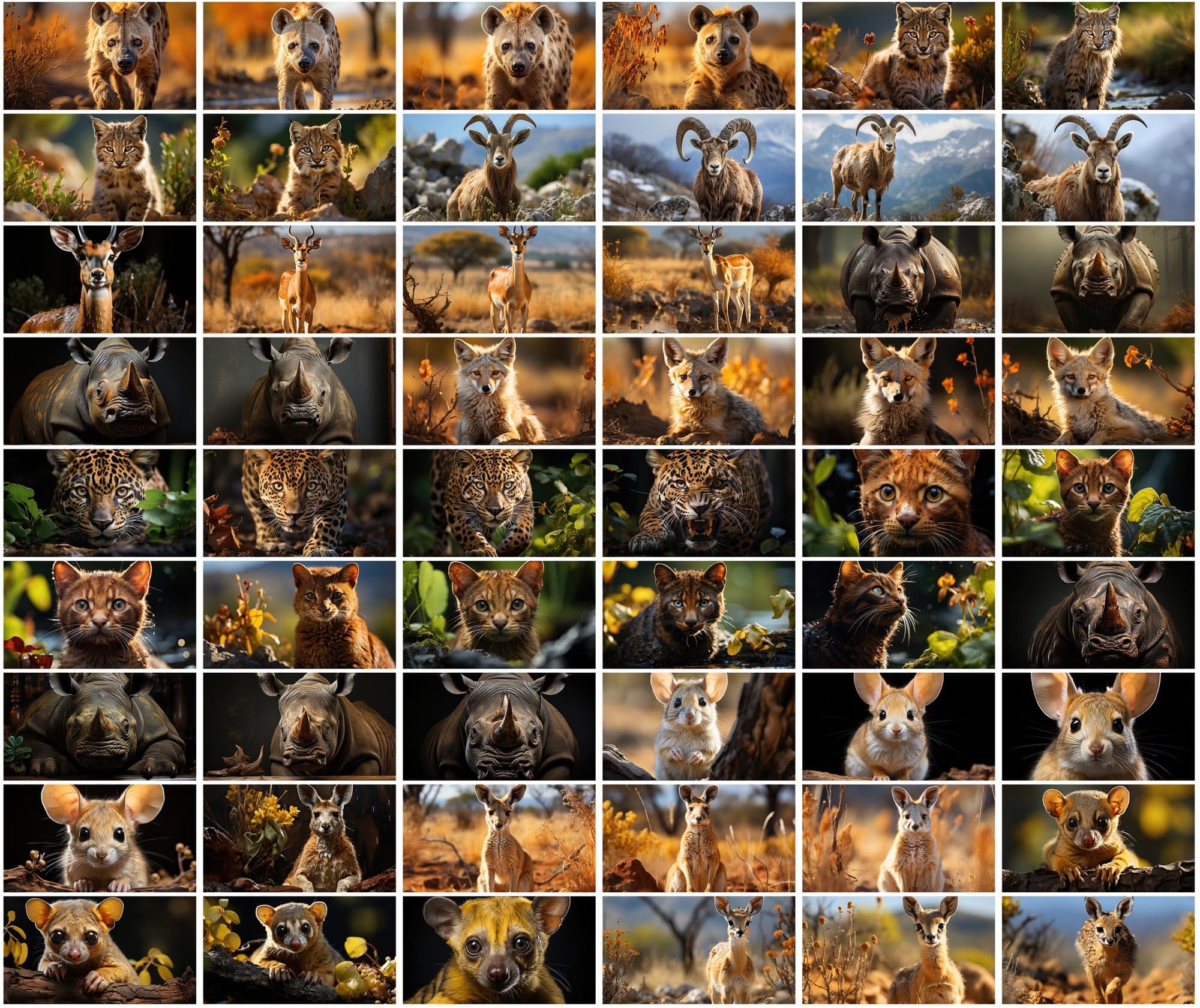 Mammal Animal Photography: 2250 High-Resolution Commercial License Images Digital Download Sumobundle