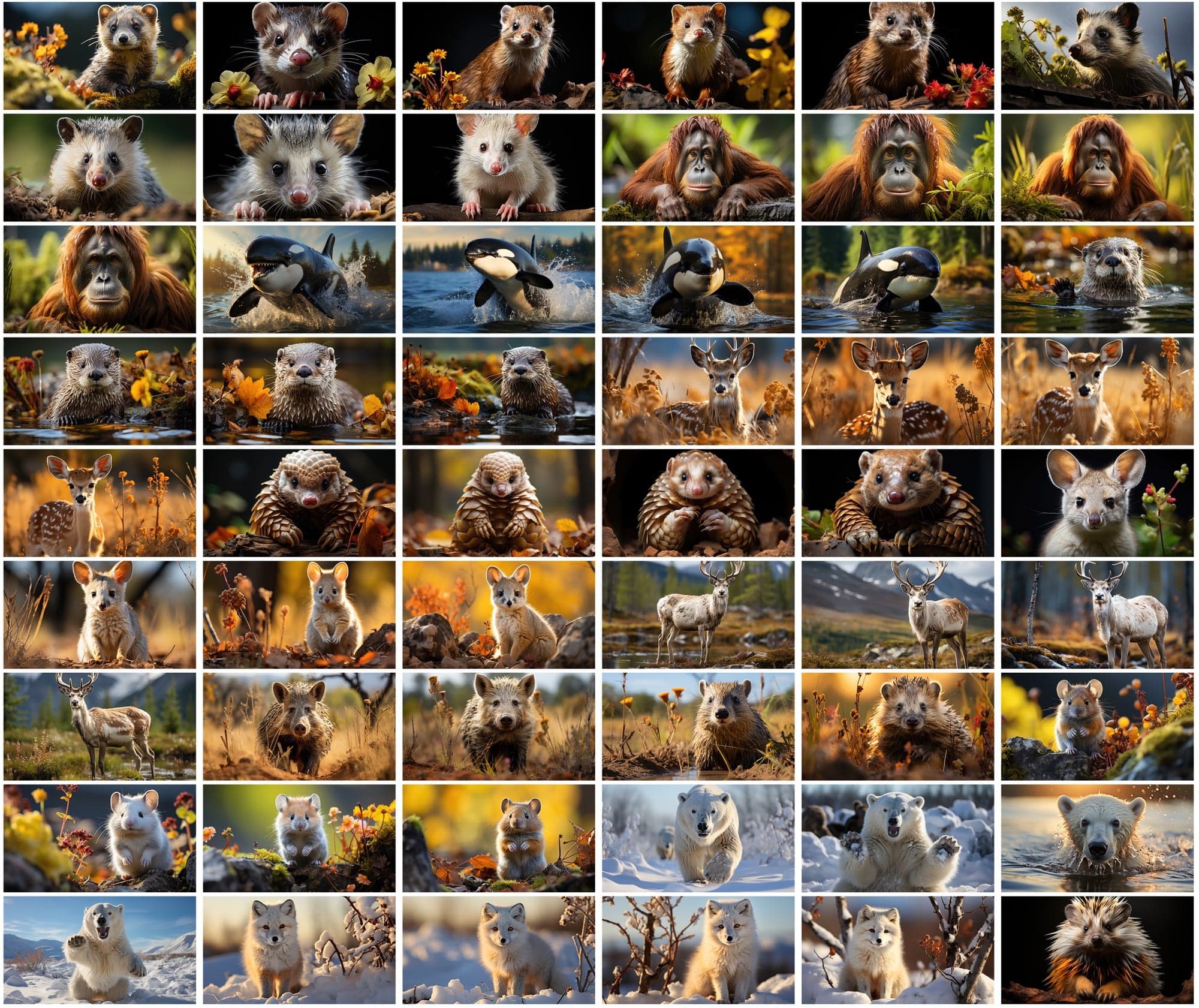 Mammal Animal Photography: 2250 High-Resolution Commercial License Images Digital Download Sumobundle