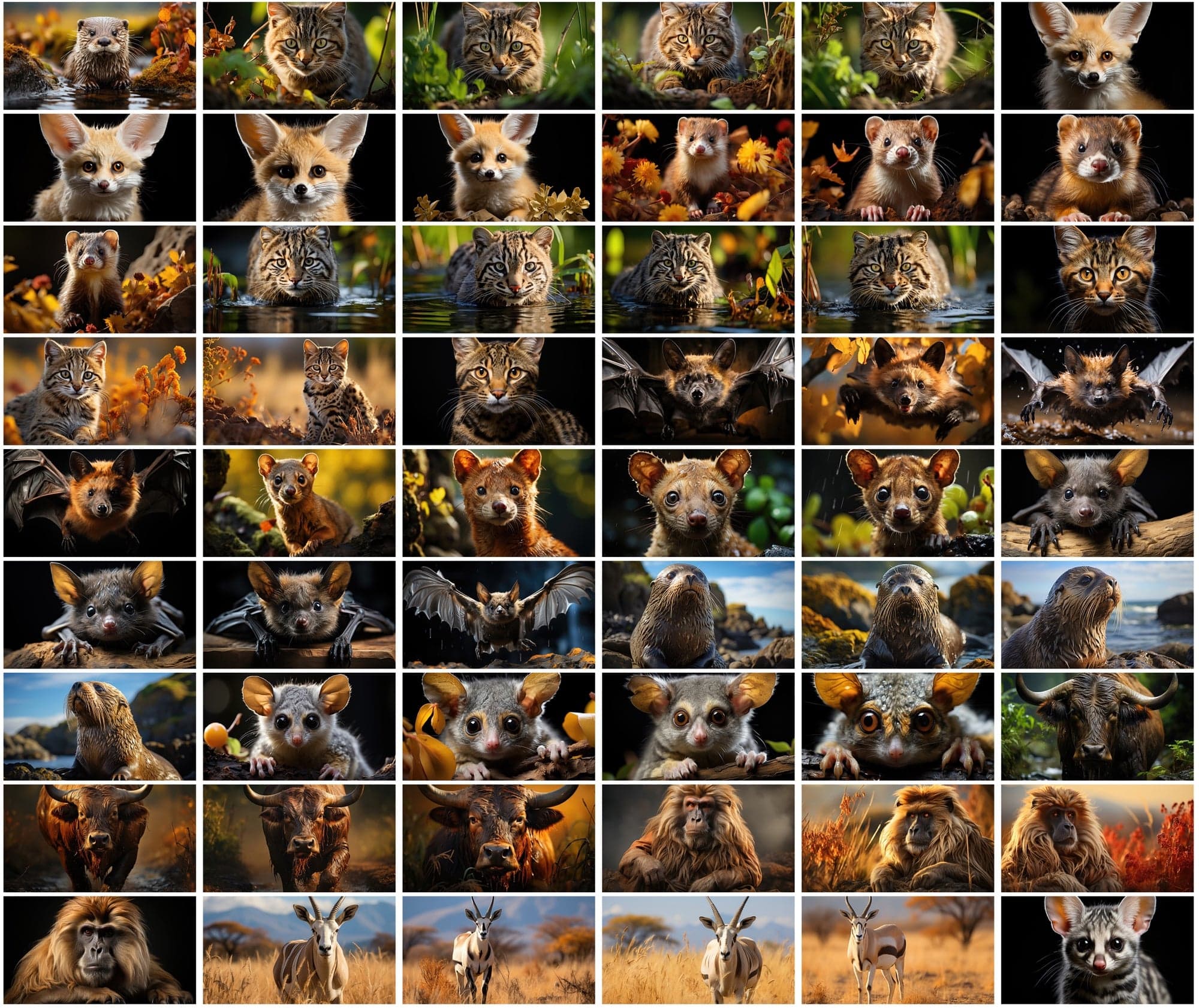 Mammal Animal Photography: 2250 High-Resolution Commercial License Images Digital Download Sumobundle