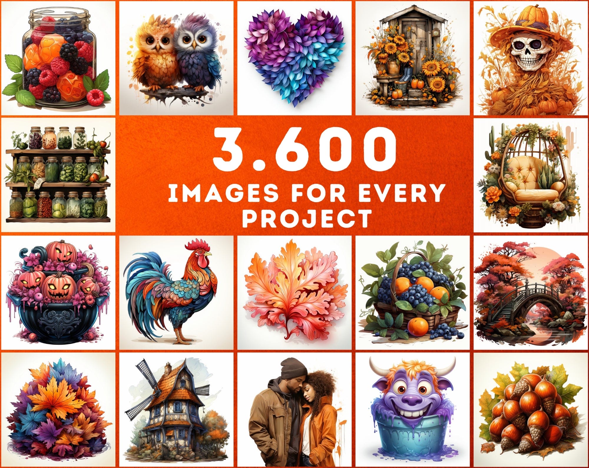 Mega Bundle: 3600 Images for All Your Needs with Commercial License Digital Download Sumobundle