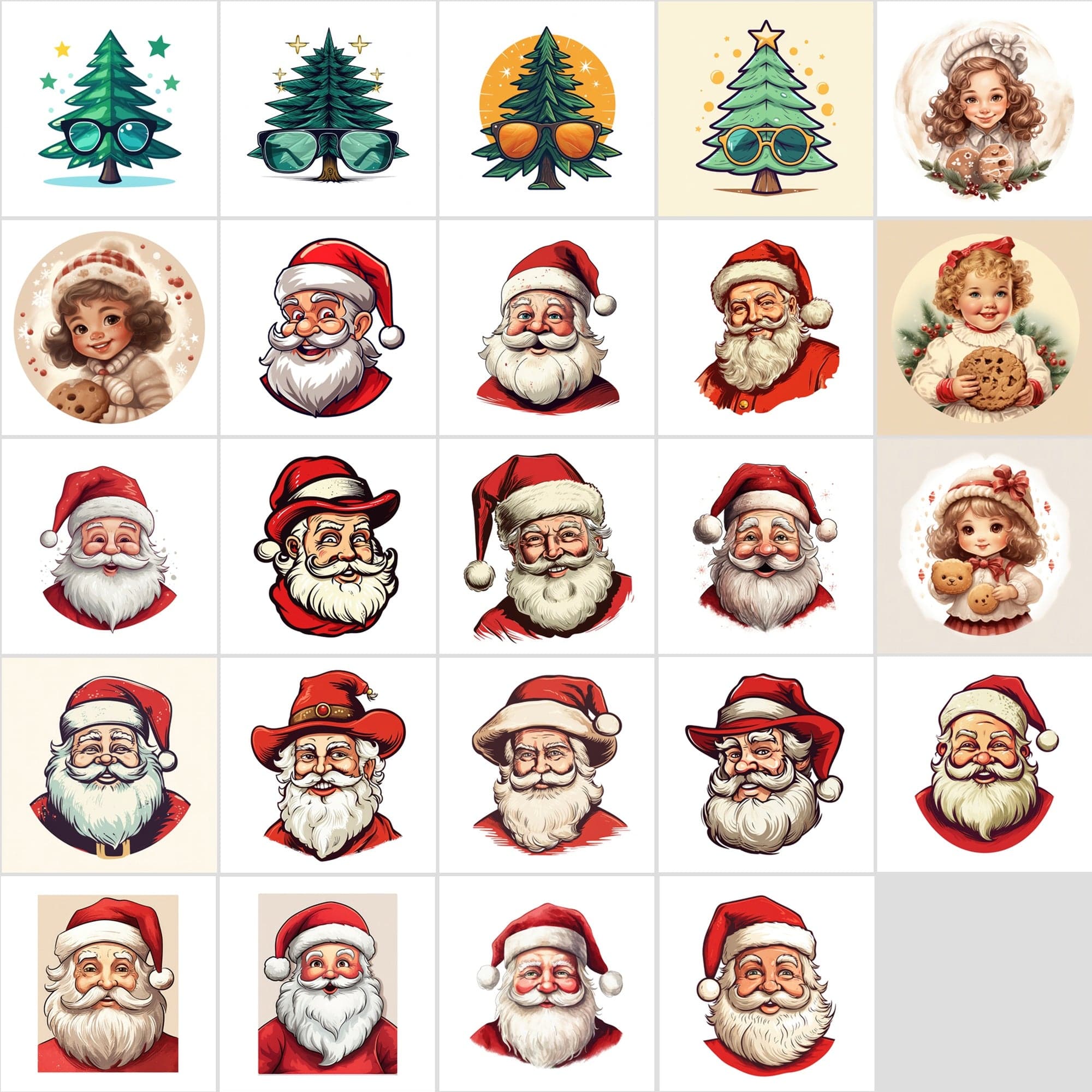 Mega Bundle: 700 High-Quality Christmas Illustrations, Commercial Use, Instant Download Digital Download Sumobundle