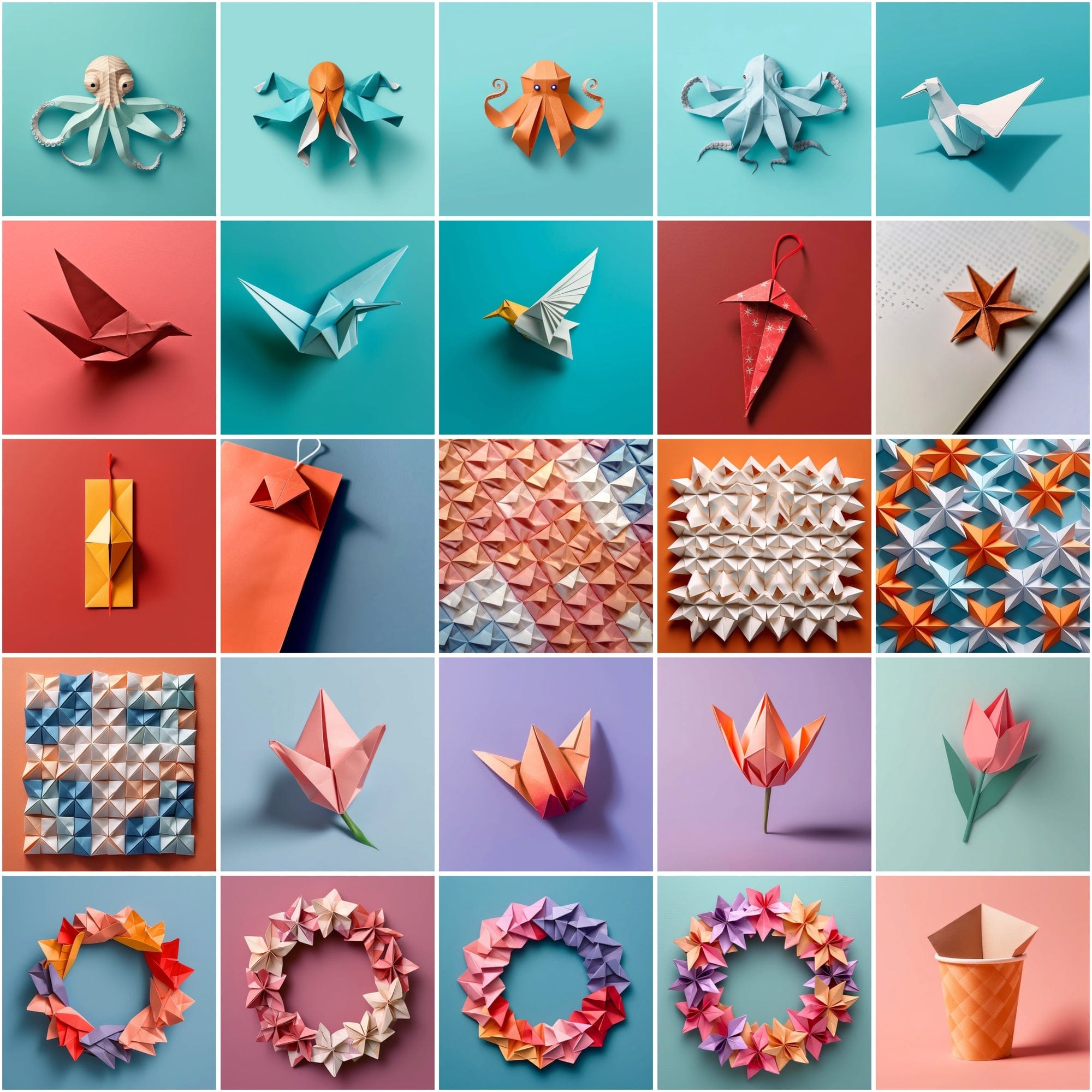 Origami Digital Collection: 196 High-Quality Images for Creative Professionals Digital Download Sumobundle