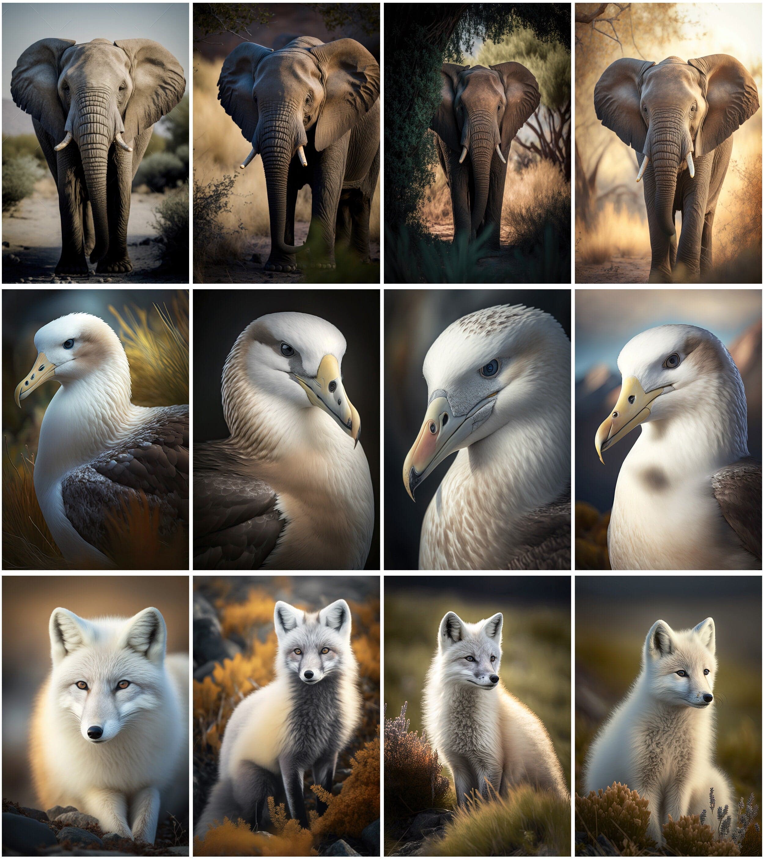 Transform Your Home with 200 Unique Animal Prints | Affordable Art for Animal Lovers Digital Download Sumobundle