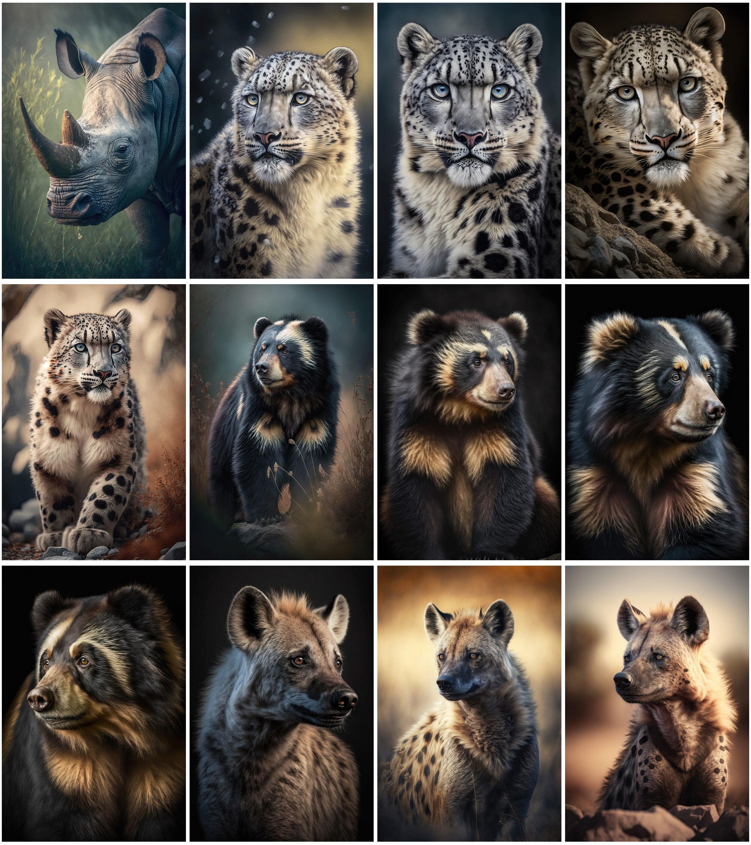 Transform Your Home with 200 Unique Animal Prints | Affordable Art for Animal Lovers Digital Download Sumobundle