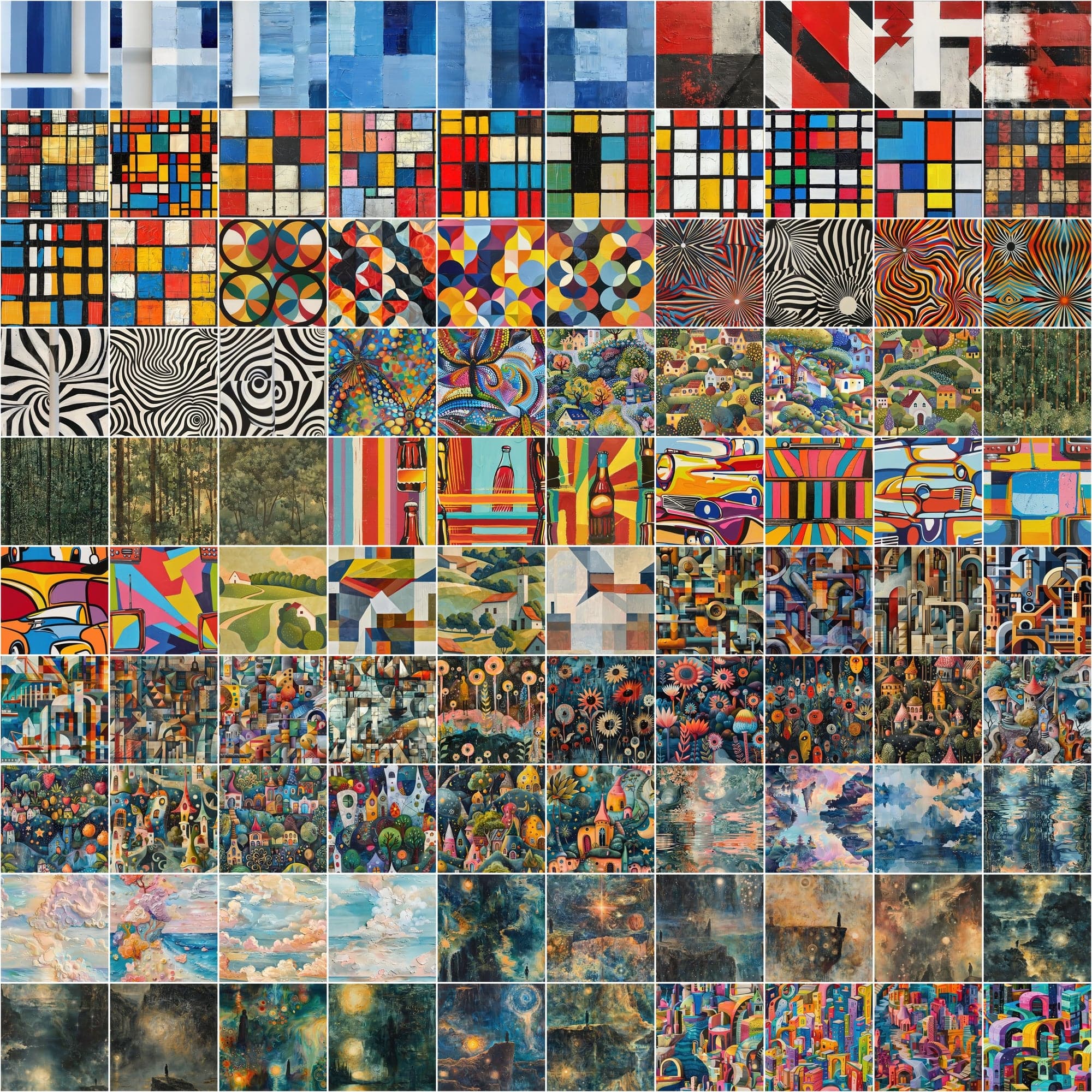 Ultimate 1900 Seamless Patterns Pack - 20 Artistic Styles - JPG & Photoshop PAT Digital Download Sumobundle