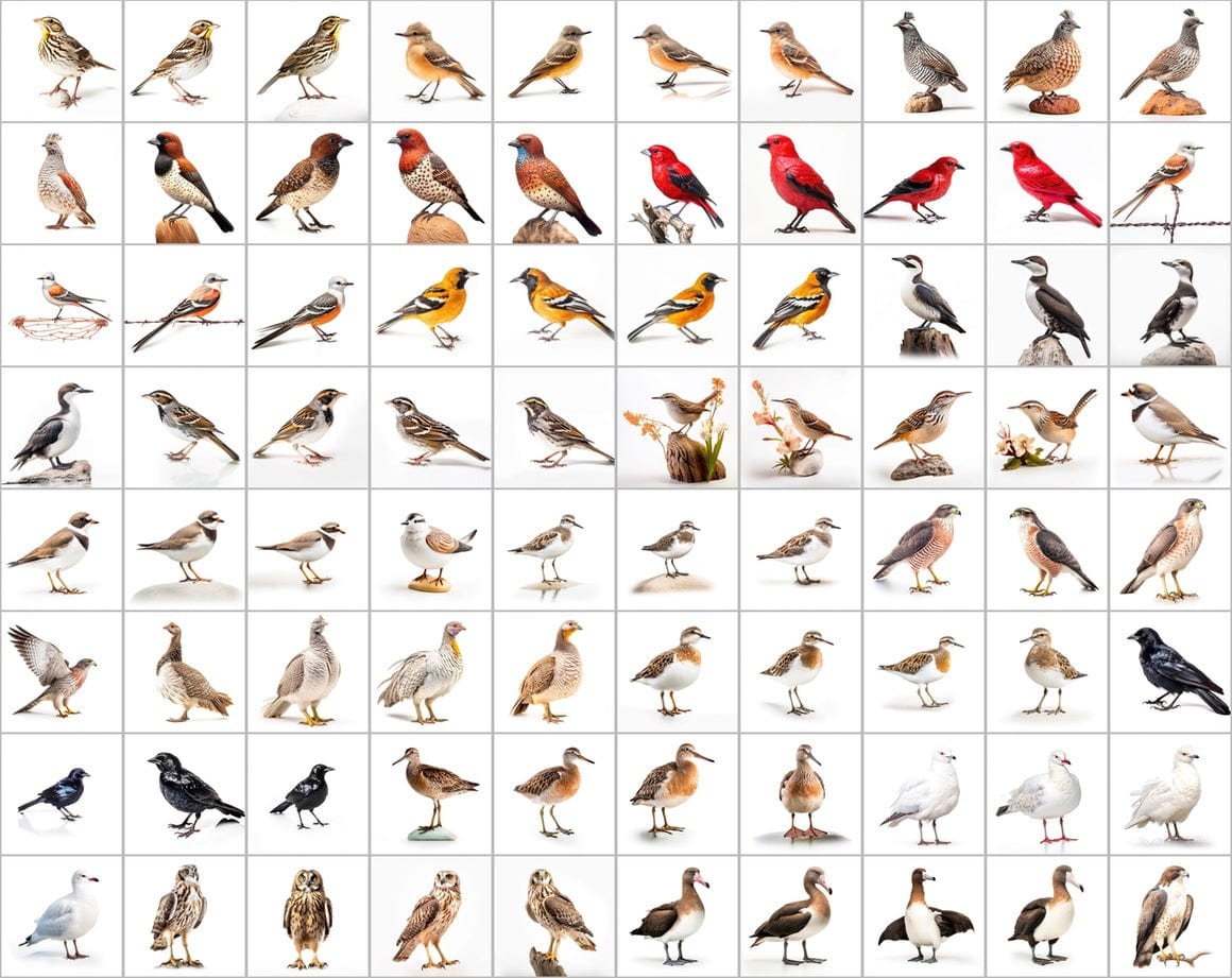 Ultimate Bird Breed PNG Image Bundle - 3300+ Premium Quality Images - Transparent Backgrounds Digital Download Sumobundle