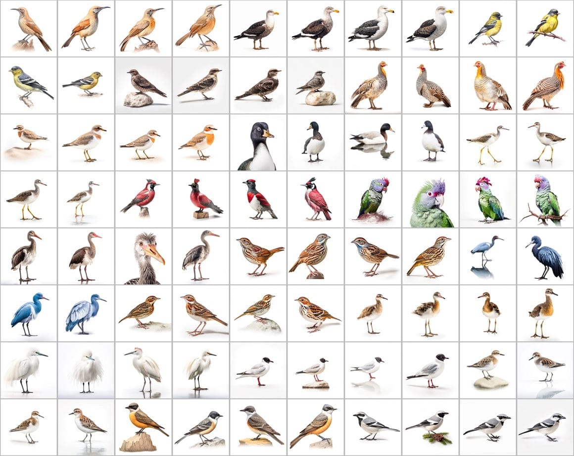 Ultimate Bird Breed PNG Image Bundle - 3300+ Premium Quality Images - Transparent Backgrounds Digital Download Sumobundle
