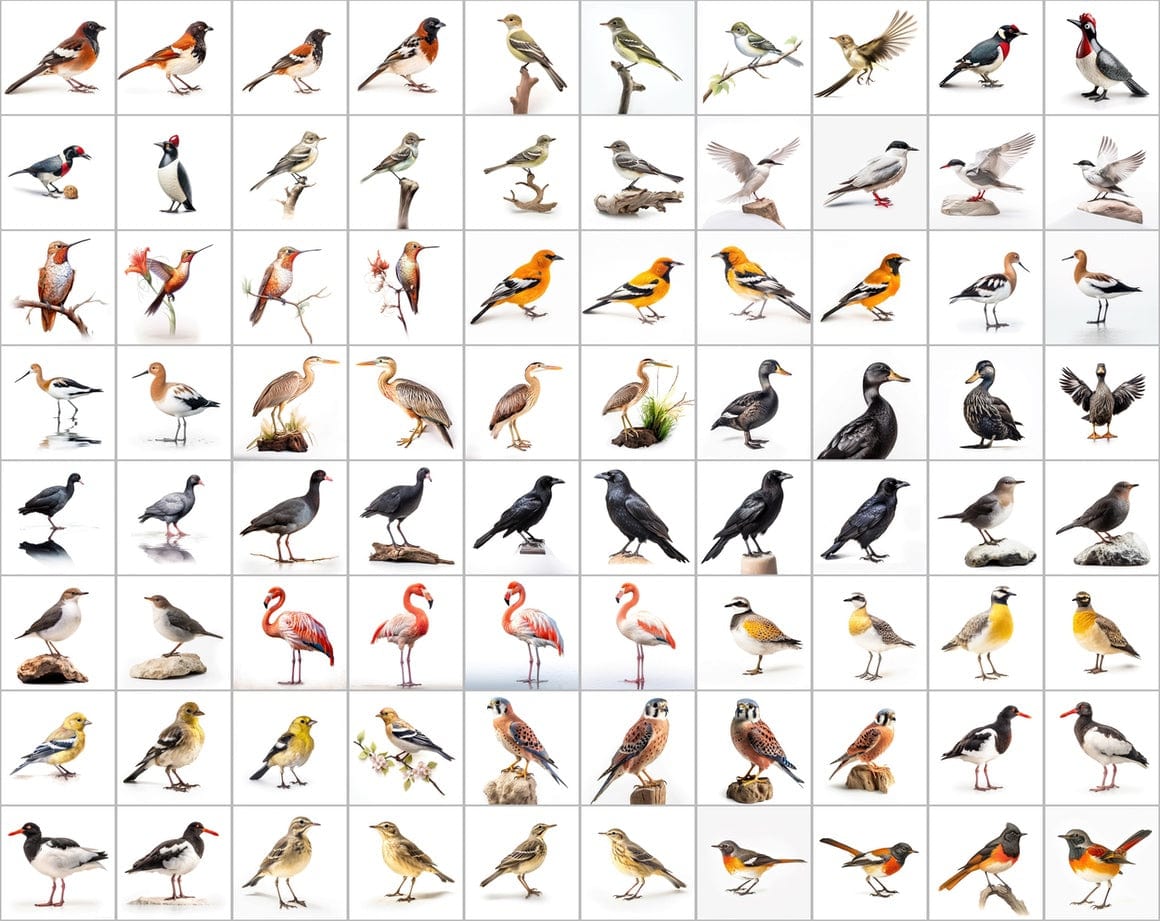 Ultimate Bird Breed PNG Image Bundle - 3300+ Premium Quality Images - Transparent Backgrounds Digital Download Sumobundle