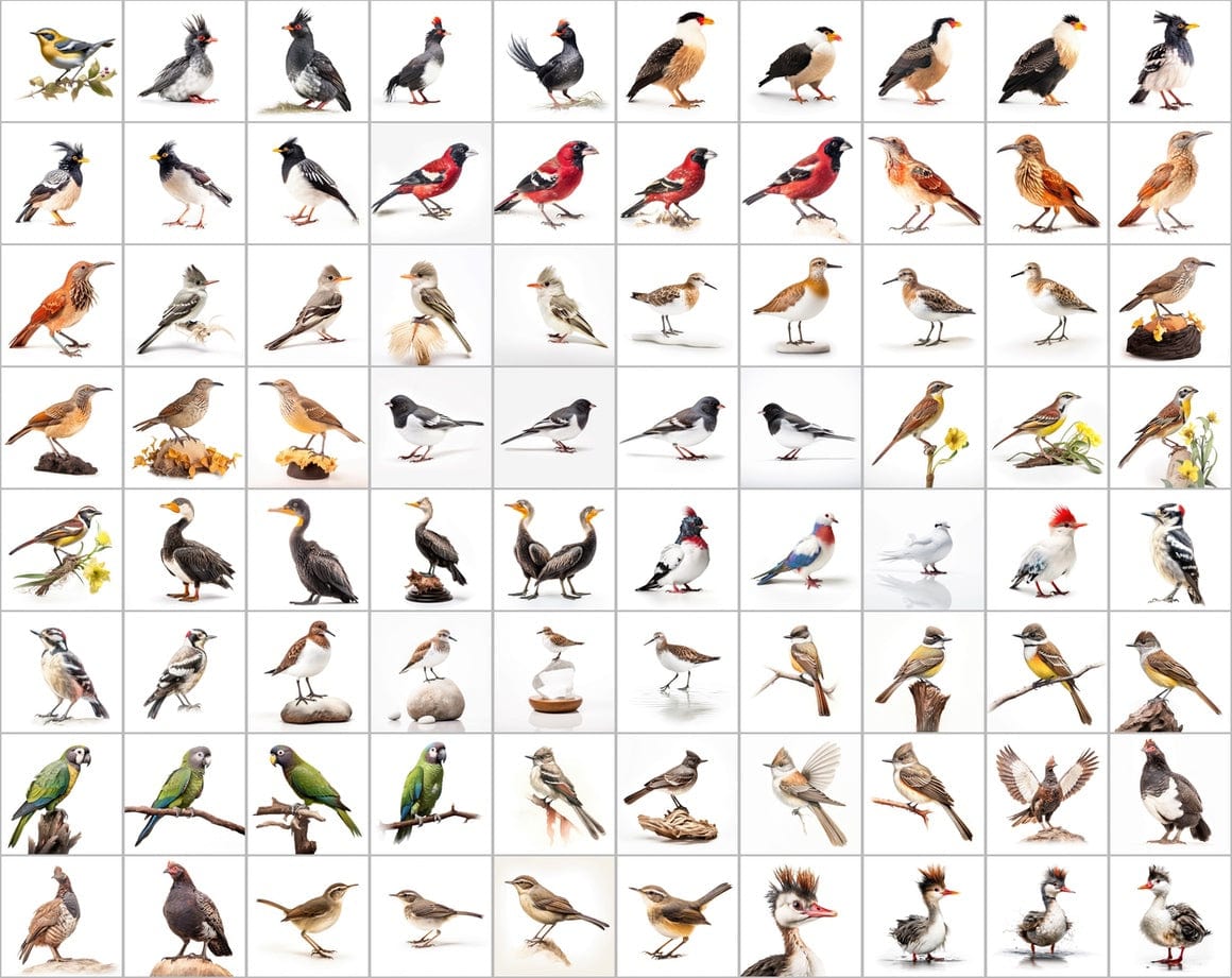 Ultimate Bird Breed PNG Image Bundle - 3300+ Premium Quality Images - Transparent Backgrounds Digital Download Sumobundle
