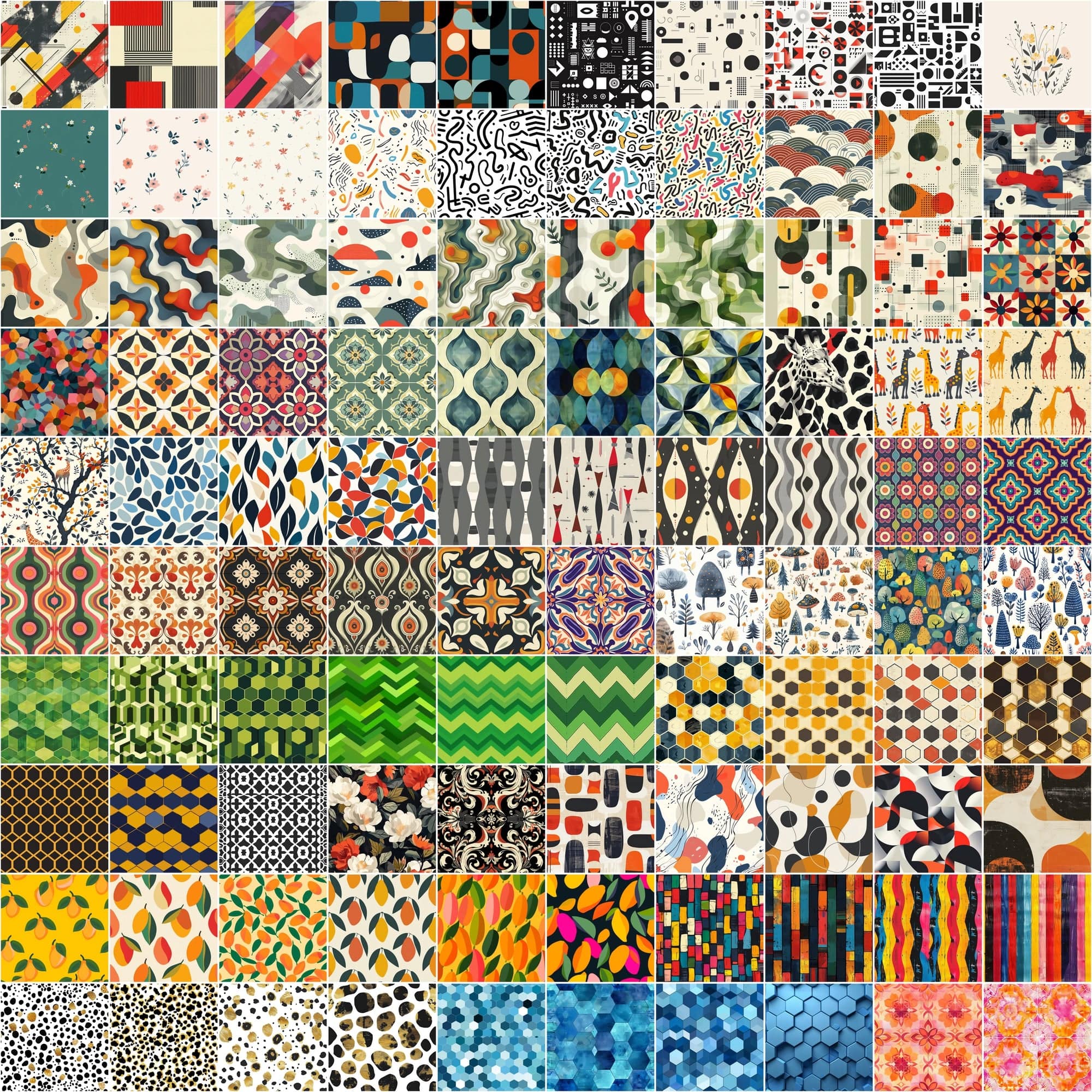 Ultimate Collection of 1000 Seamless Patterns Digital Download Sumobundle