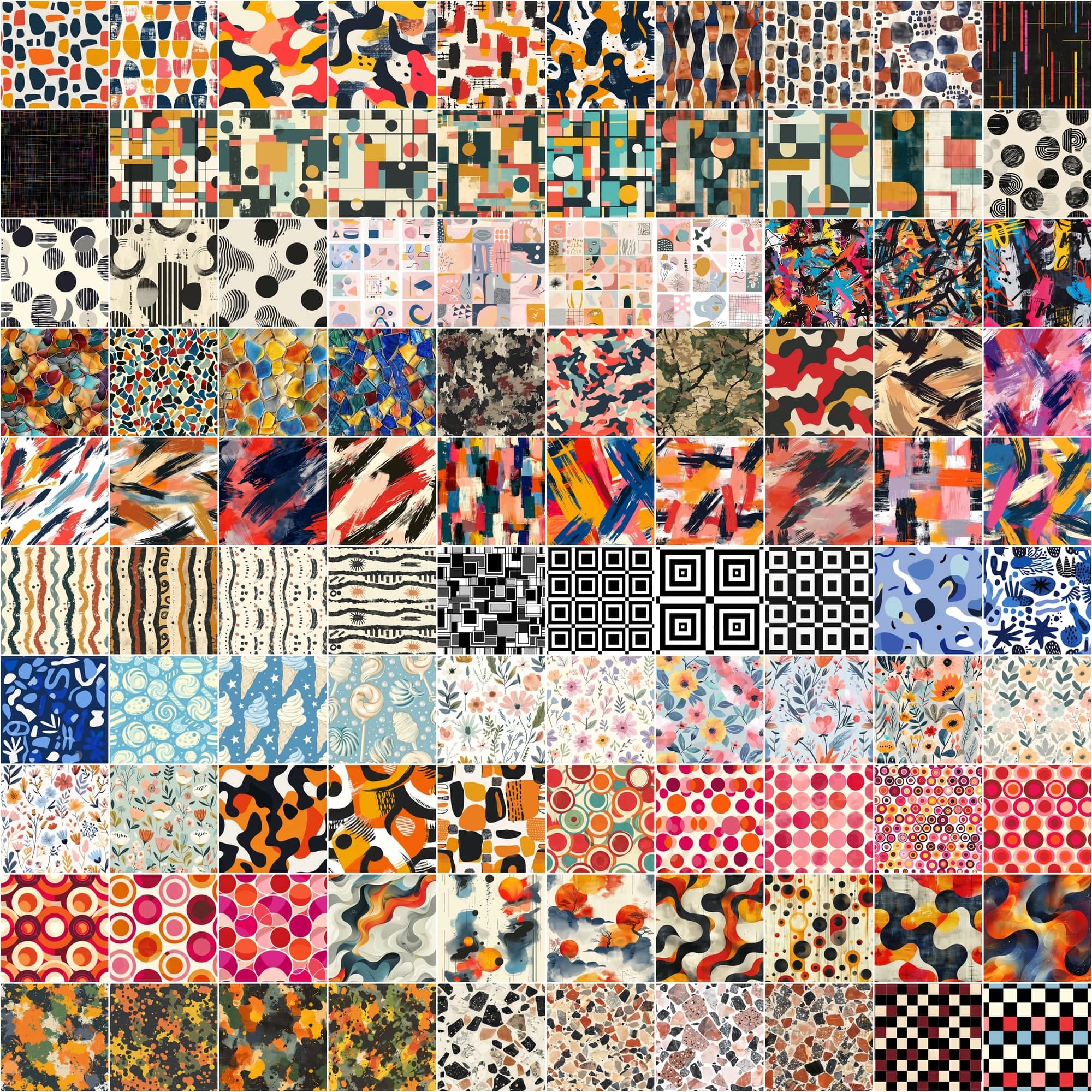 Ultimate Collection of 1000 Seamless Patterns Digital Download Sumobundle