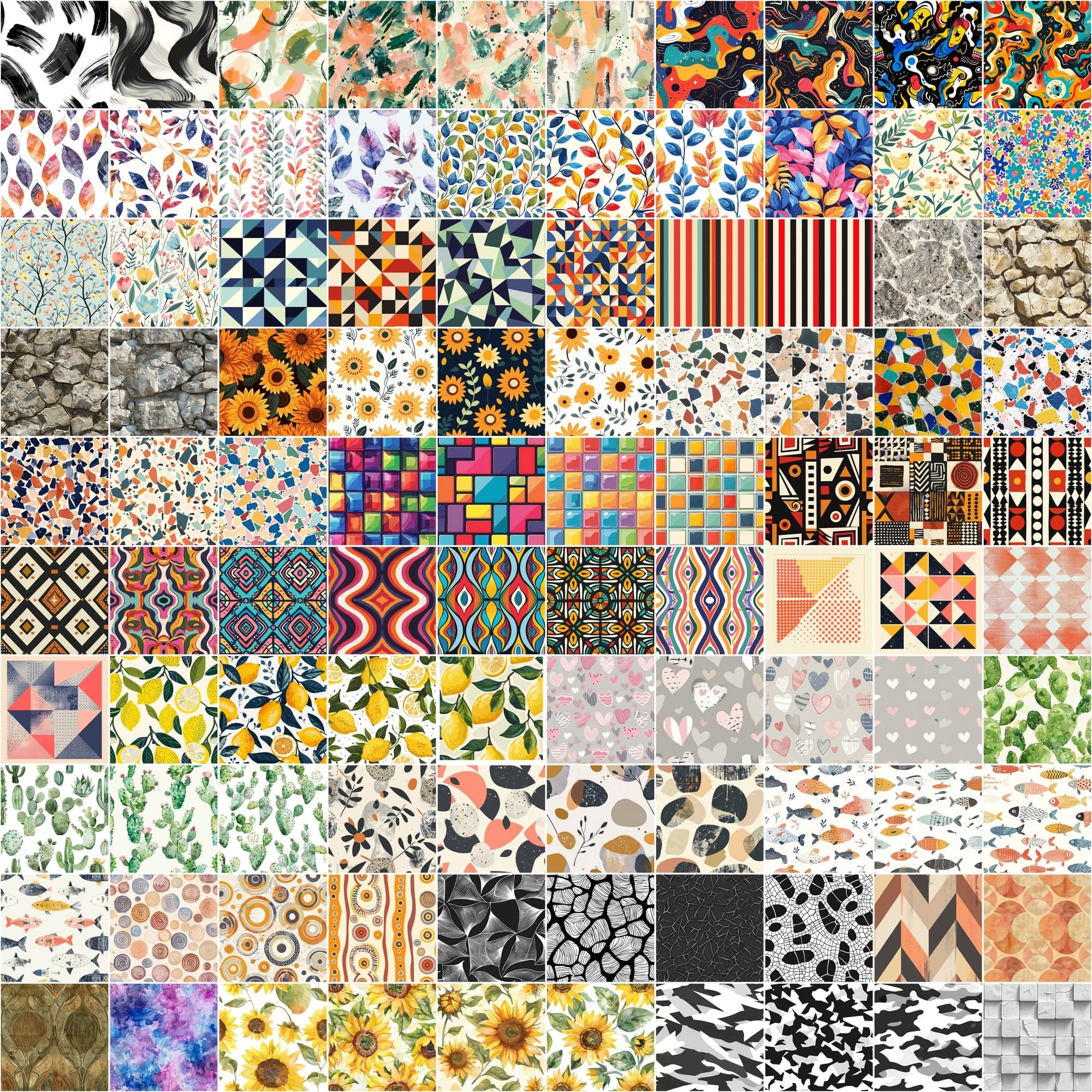 Ultimate Collection of 1000 Seamless Patterns Digital Download Sumobundle