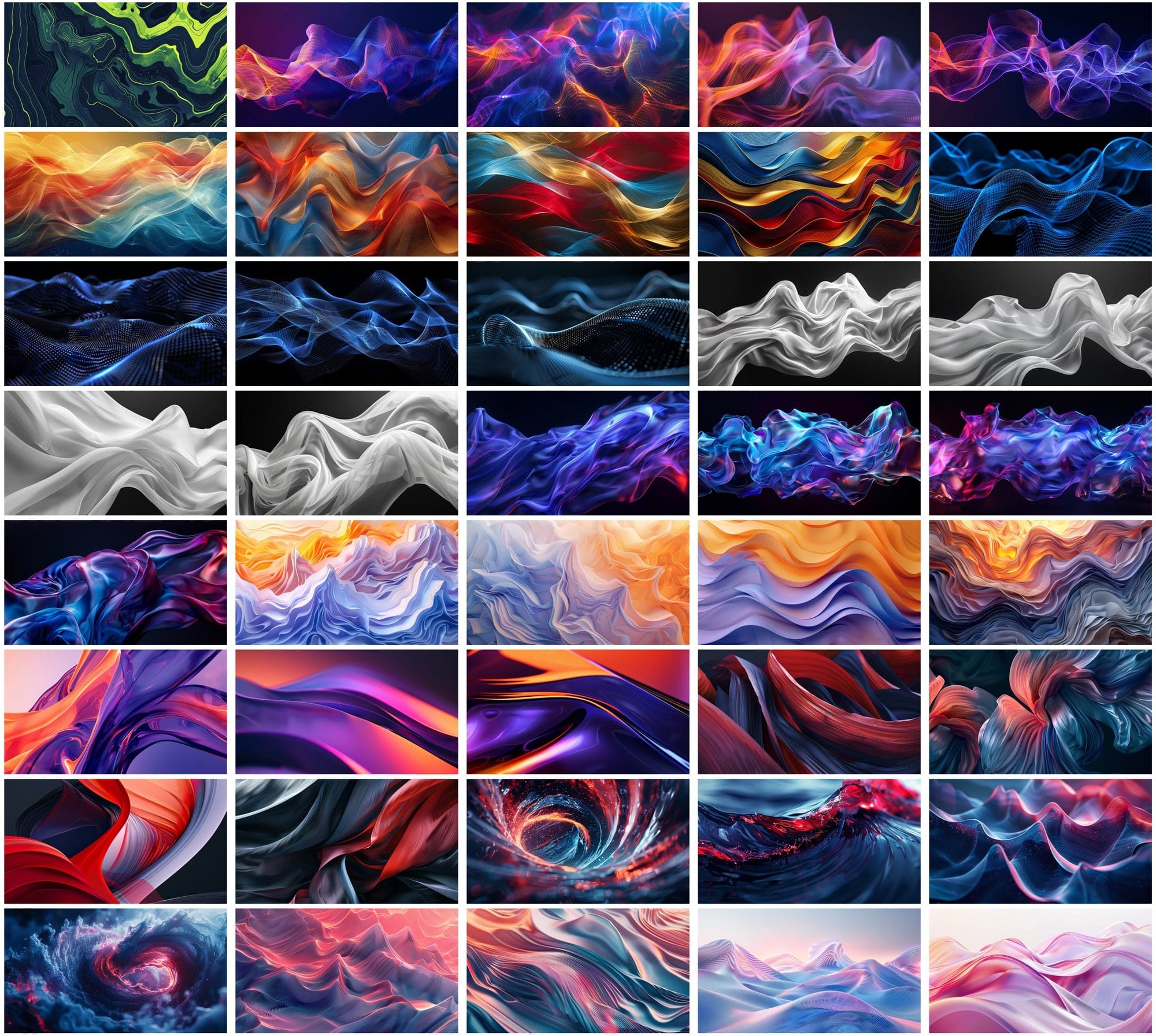 Ultimate Collection of 500 Hero Images & Wallpapers - Neon, Abstract, and Futuristic Designs Digital Download Sumobundle