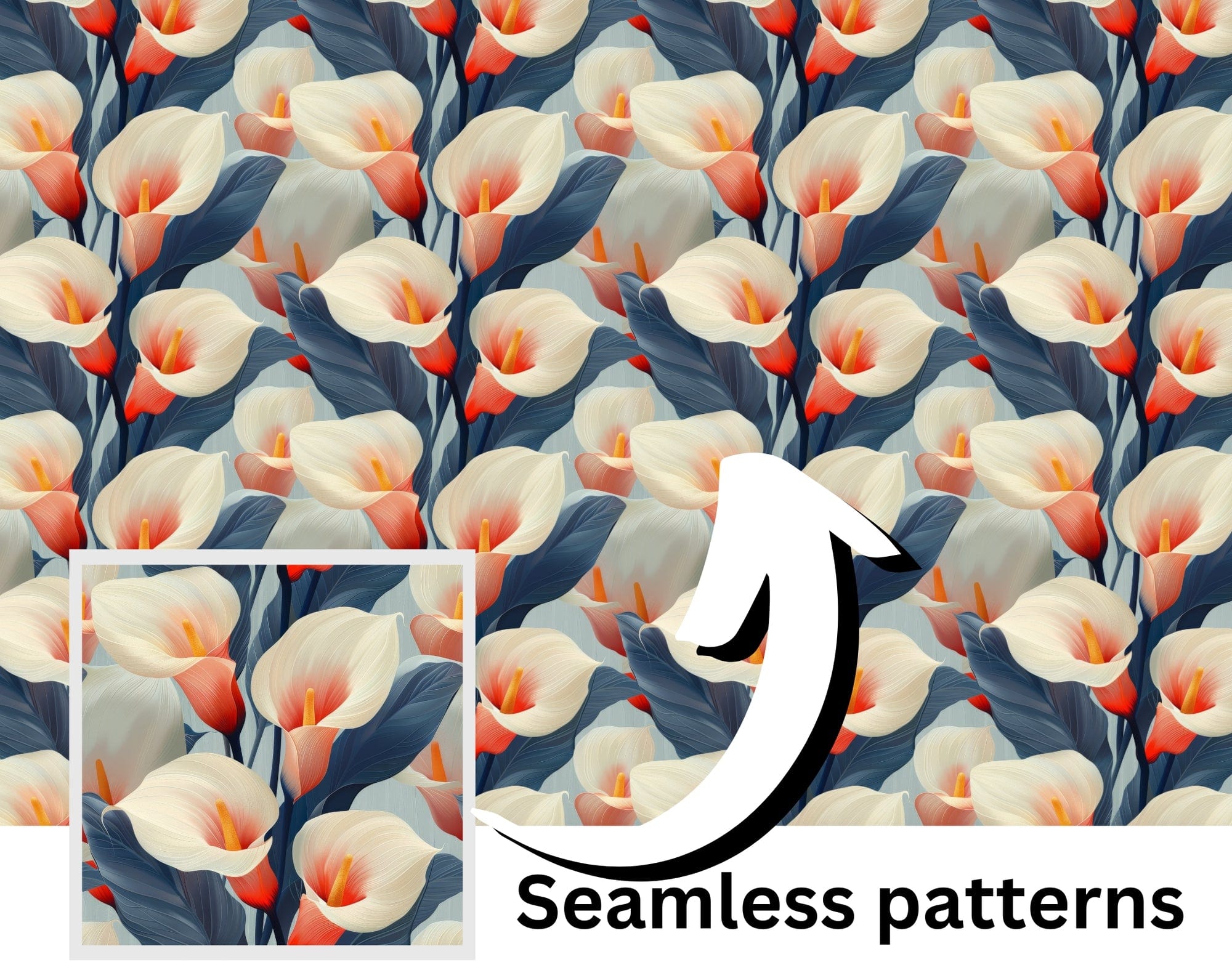 Ultimate Collection of Seamless Floral Patterns – Perfect for Digital Flowers, Colorful Backgrounds, and Creative Designs Digital Download Sumobundle