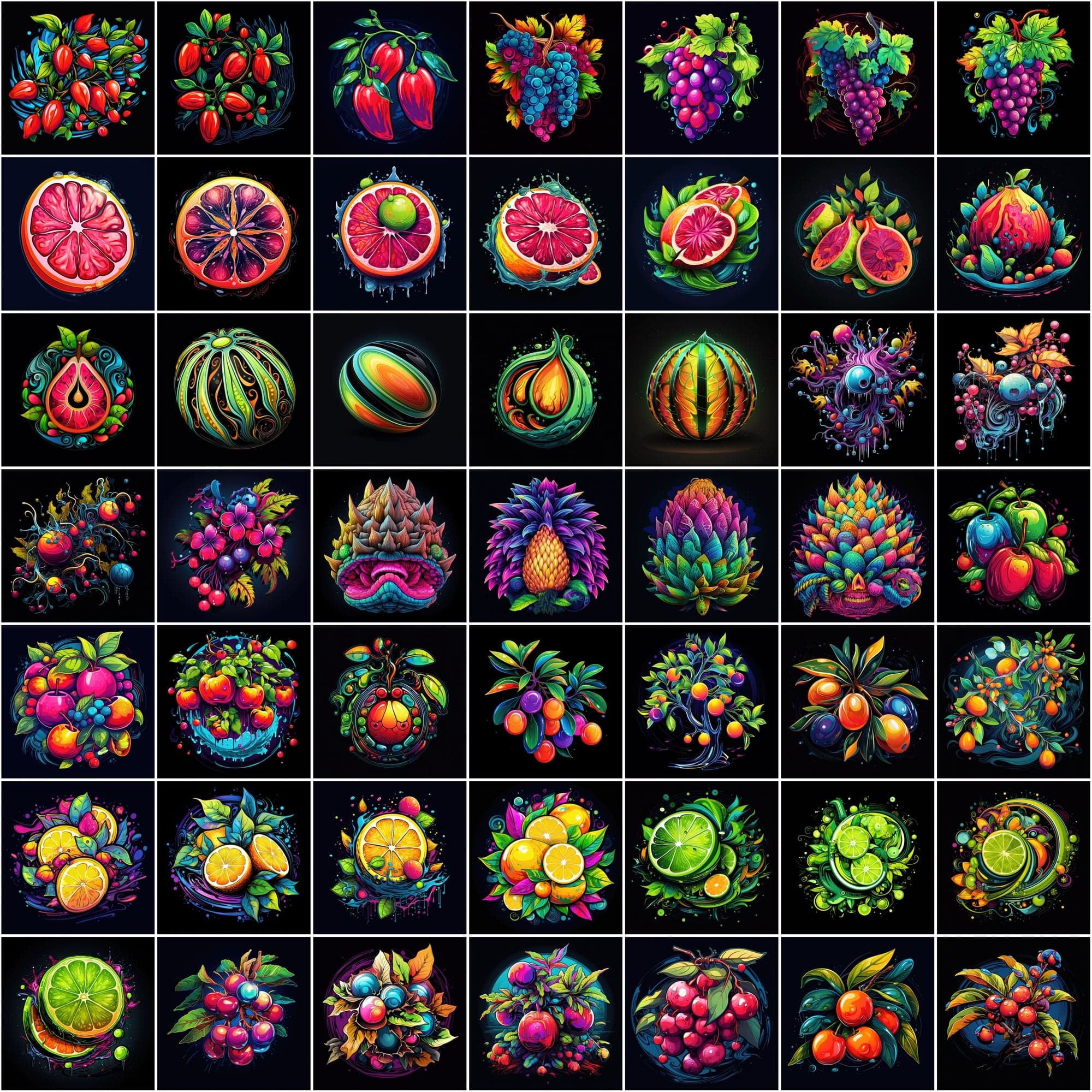Unique Fruit and Vegetable Image Pack - 590 High-Resolution, Commercial License Included Digital Download Sumobundle