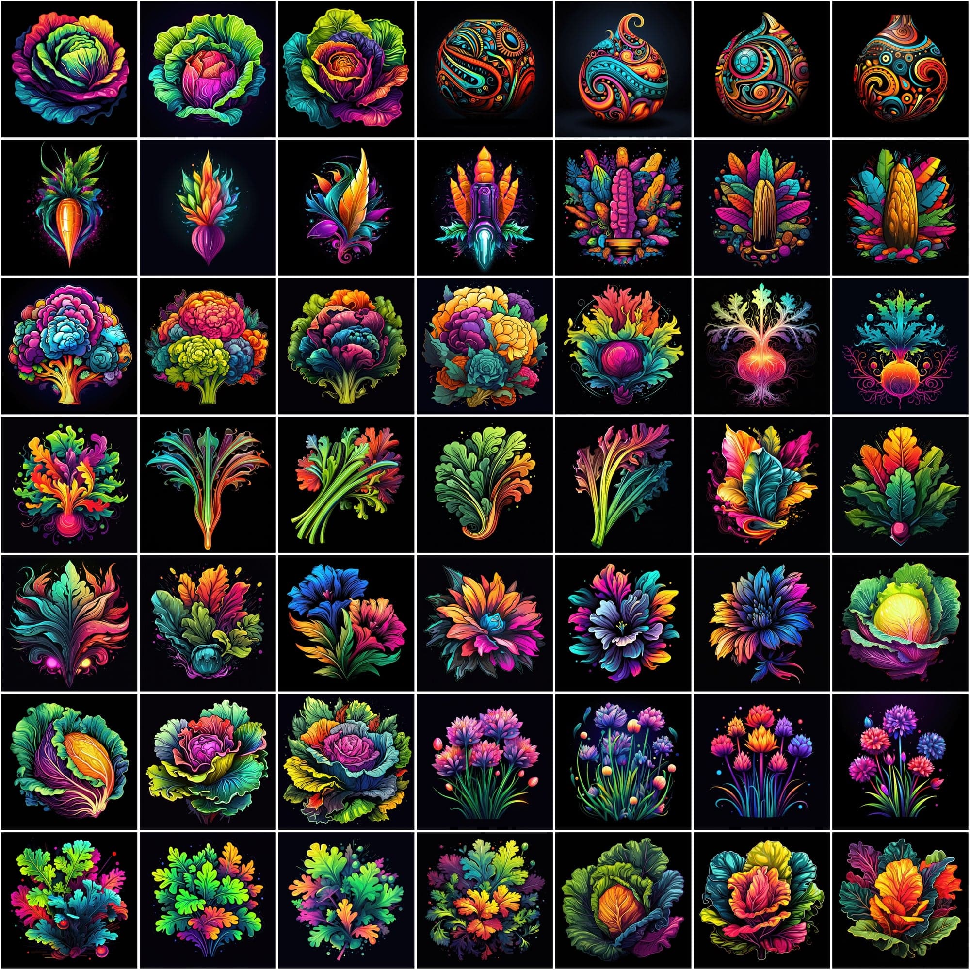 Unique Fruit and Vegetable Image Pack - 590 High-Resolution, Commercial License Included Digital Download Sumobundle