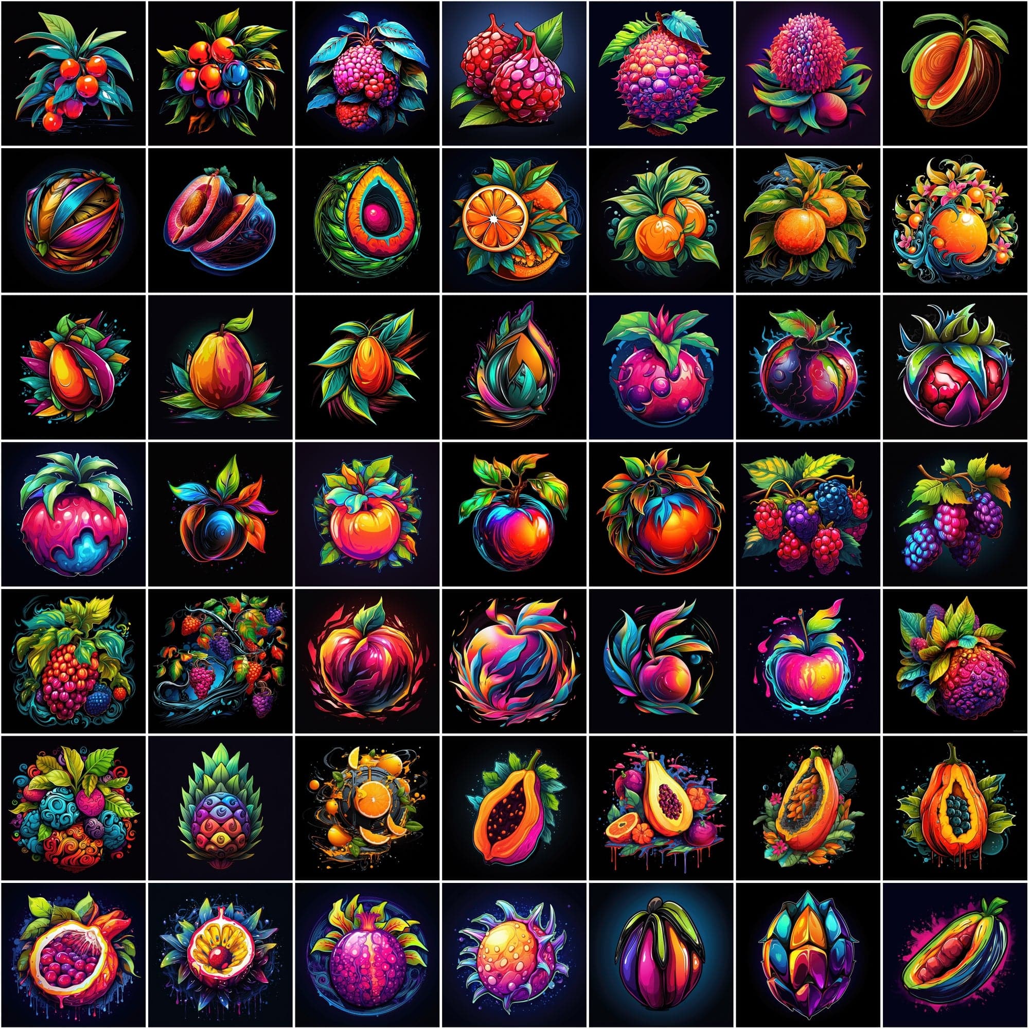 Unique Fruit and Vegetable Image Pack - 590 High-Resolution, Commercial License Included Digital Download Sumobundle