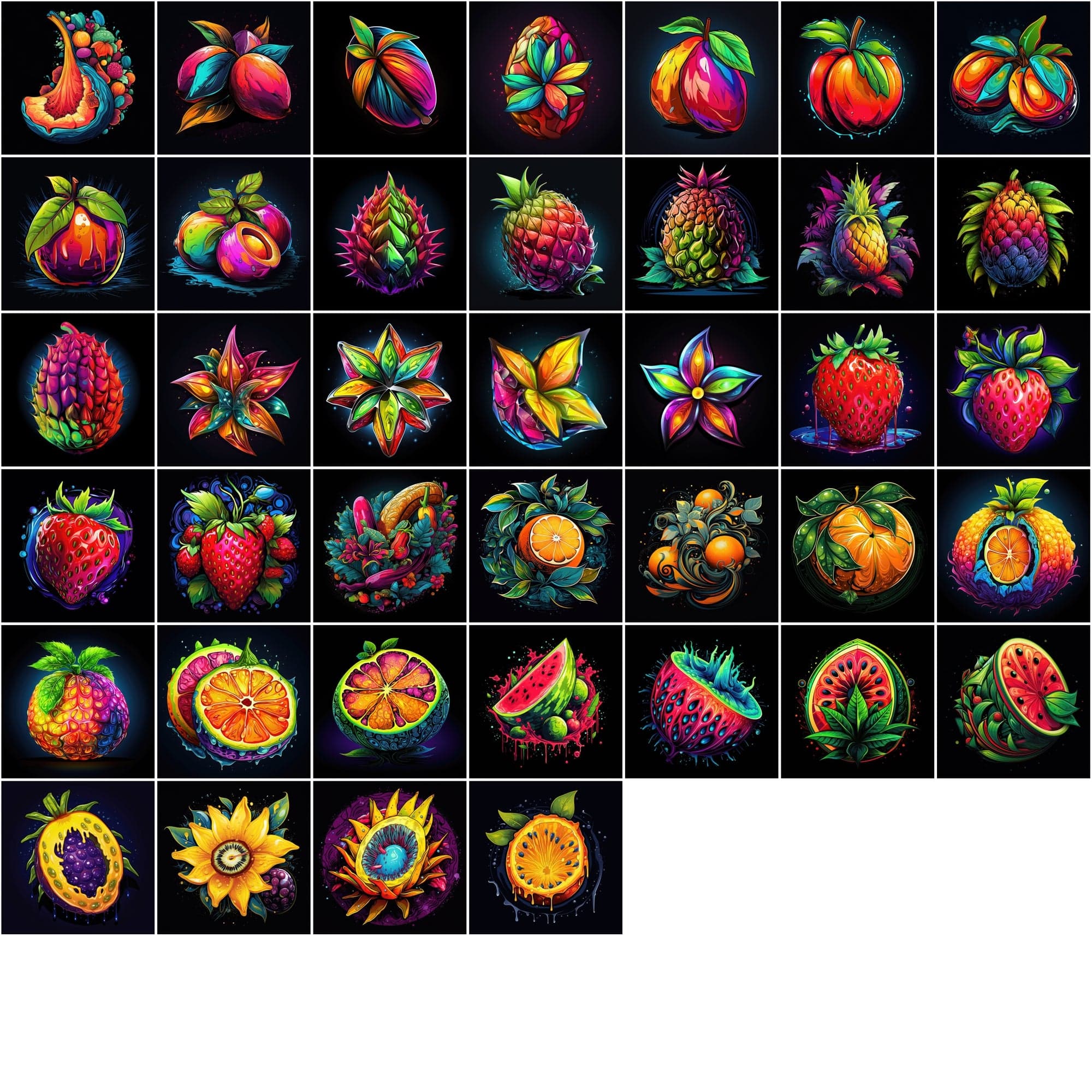 Unique Fruit and Vegetable Image Pack - 590 High-Resolution, Commercial License Included Digital Download Sumobundle