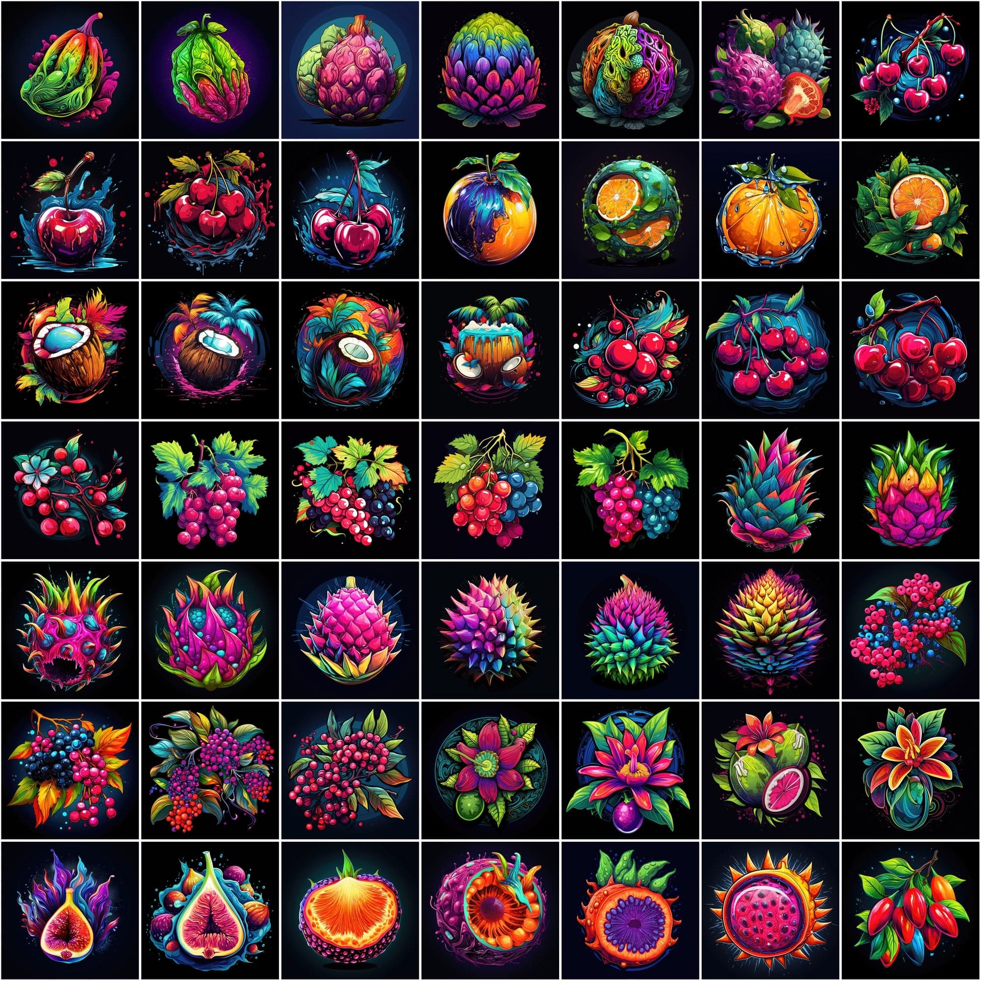 Unique Fruit and Vegetable Image Pack - 590 High-Resolution, Commercial License Included Digital Download Sumobundle