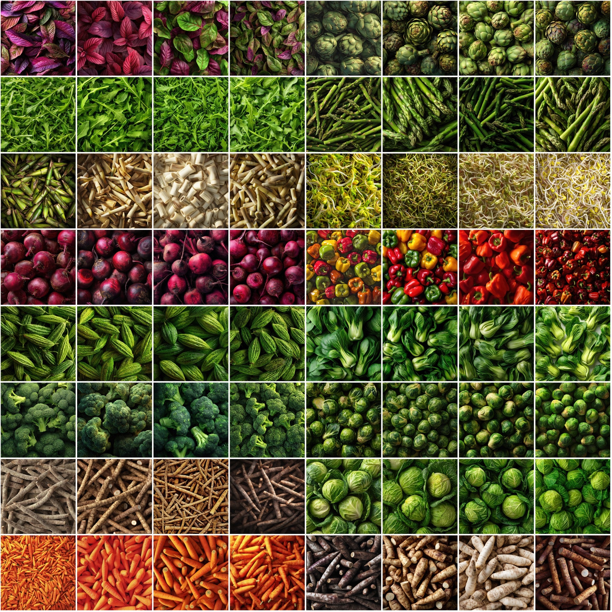 600 Food Background Images Bundle | 300 Fruit + 300 Vegetable Photo Backgrounds