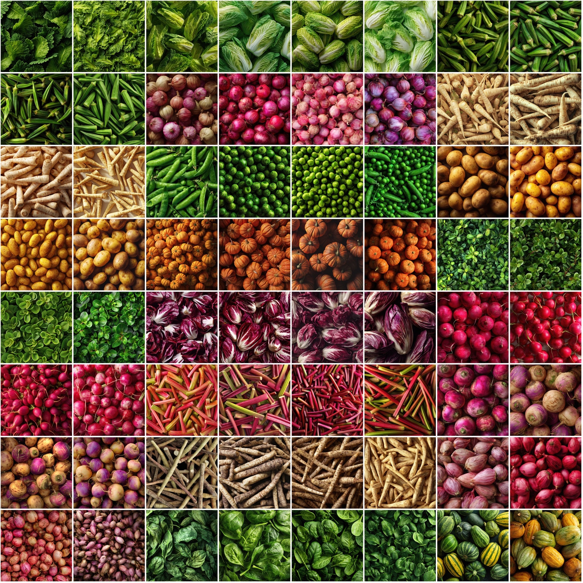 600 Food Background Images Bundle | 300 Fruit + 300 Vegetable Photo Backgrounds