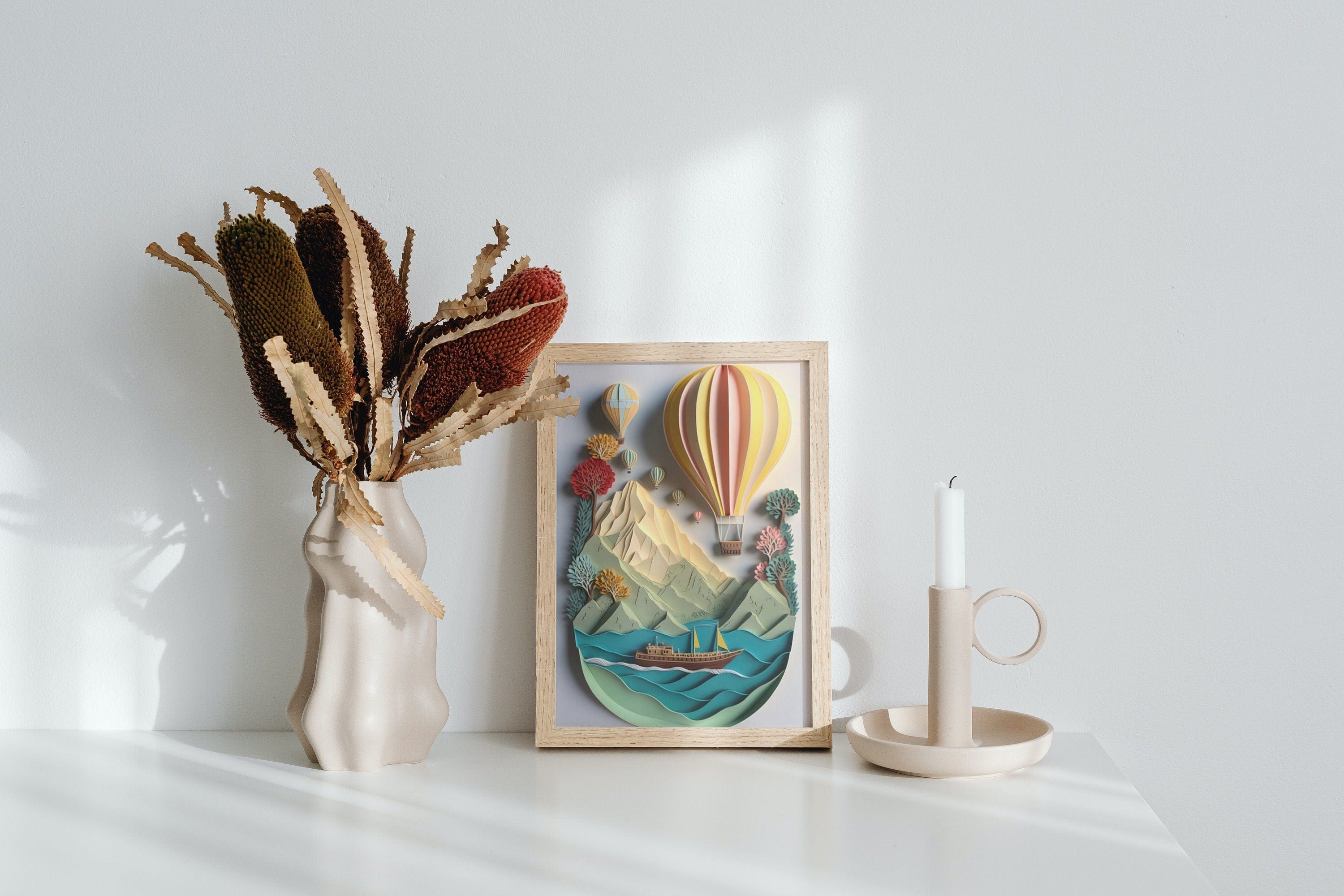 Whimsical Plasticine Air Balloon Images Bundle - 75 Colorful Designs for DIY Projects, Digital Download, Iphone wallpaper or frames Digital Download Sumobundle