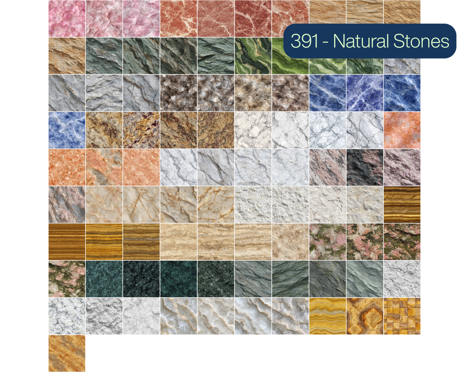 3155 Seamless Patterns Mega Bundle – Fabrics, Wood, Stone, Metal, Organic, Paper & More (Commercial Use)