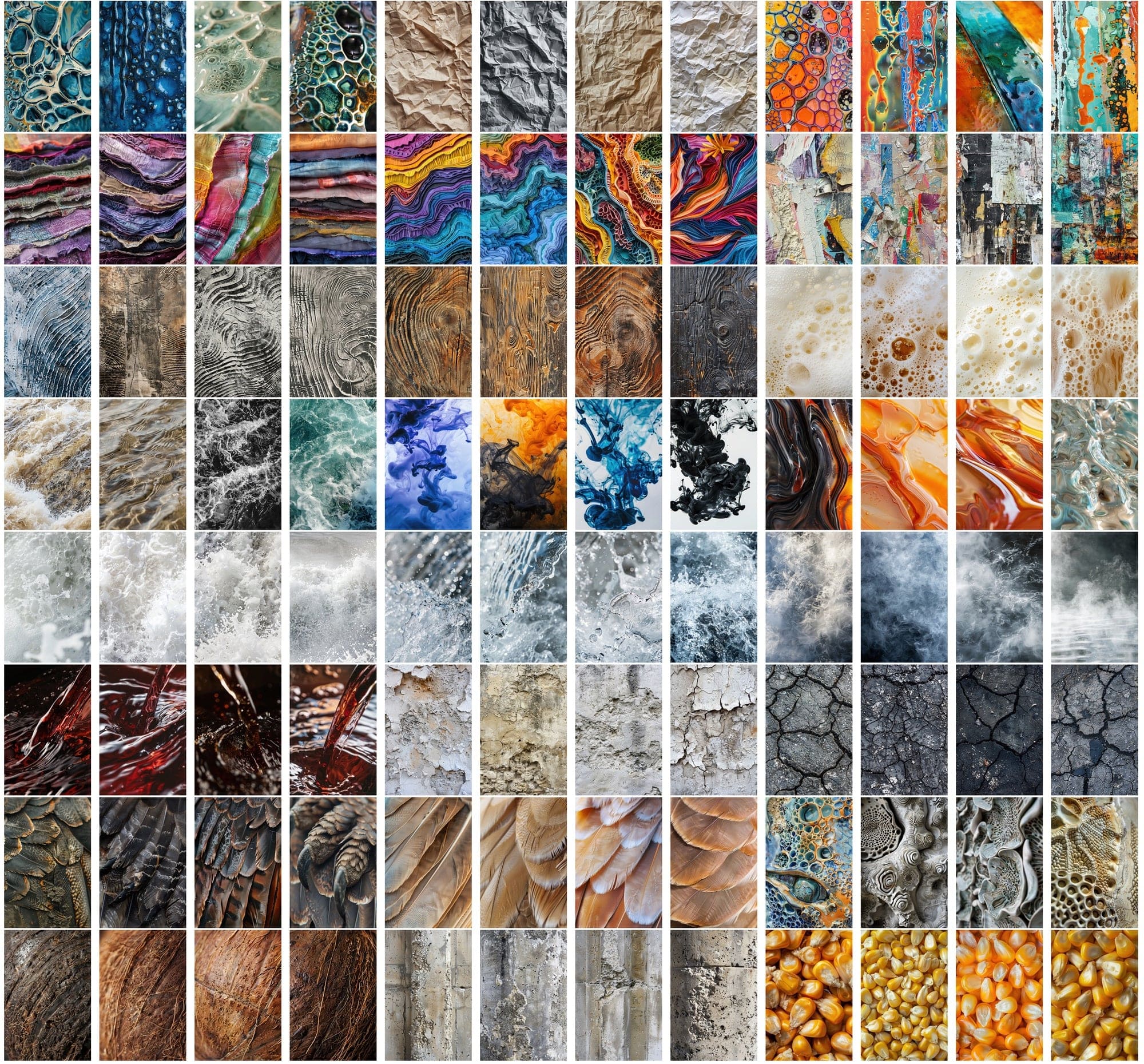 1700+ High-Resolution Texture JPG Images | Plaster, Urban, Fabric, Organic, Abstract & More | Commercial License Digital Download Sumobundle