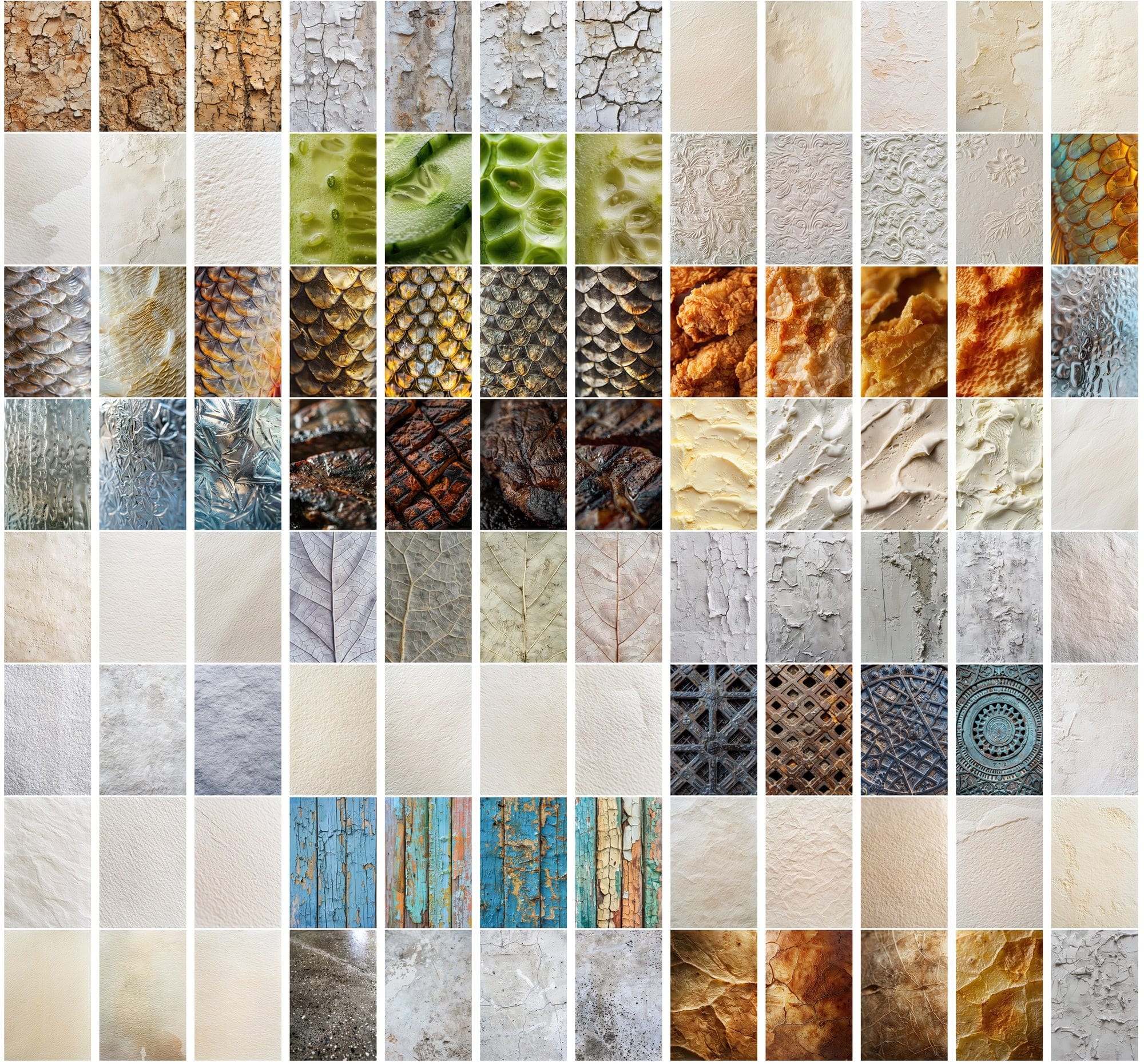 1700+ High-Resolution Texture JPG Images | Plaster, Urban, Fabric, Organic, Abstract & More | Commercial License Digital Download Sumobundle